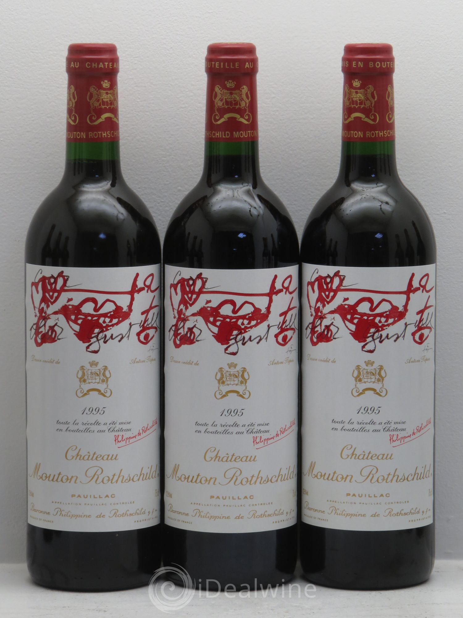 Château Mouton Rothschild 1er Grand Cru Classé 1995 - Lot de 12 bouteilles - 2