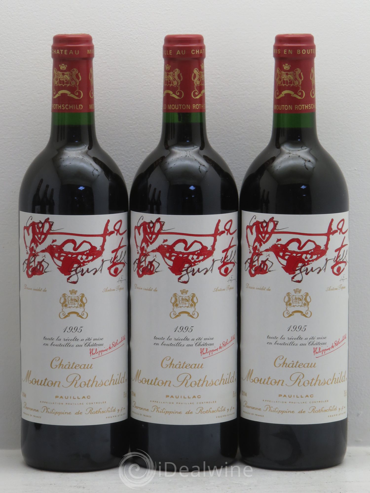 Château Mouton Rothschild 1er Grand Cru Classé 1995 - Lot de 12 bouteilles - 3