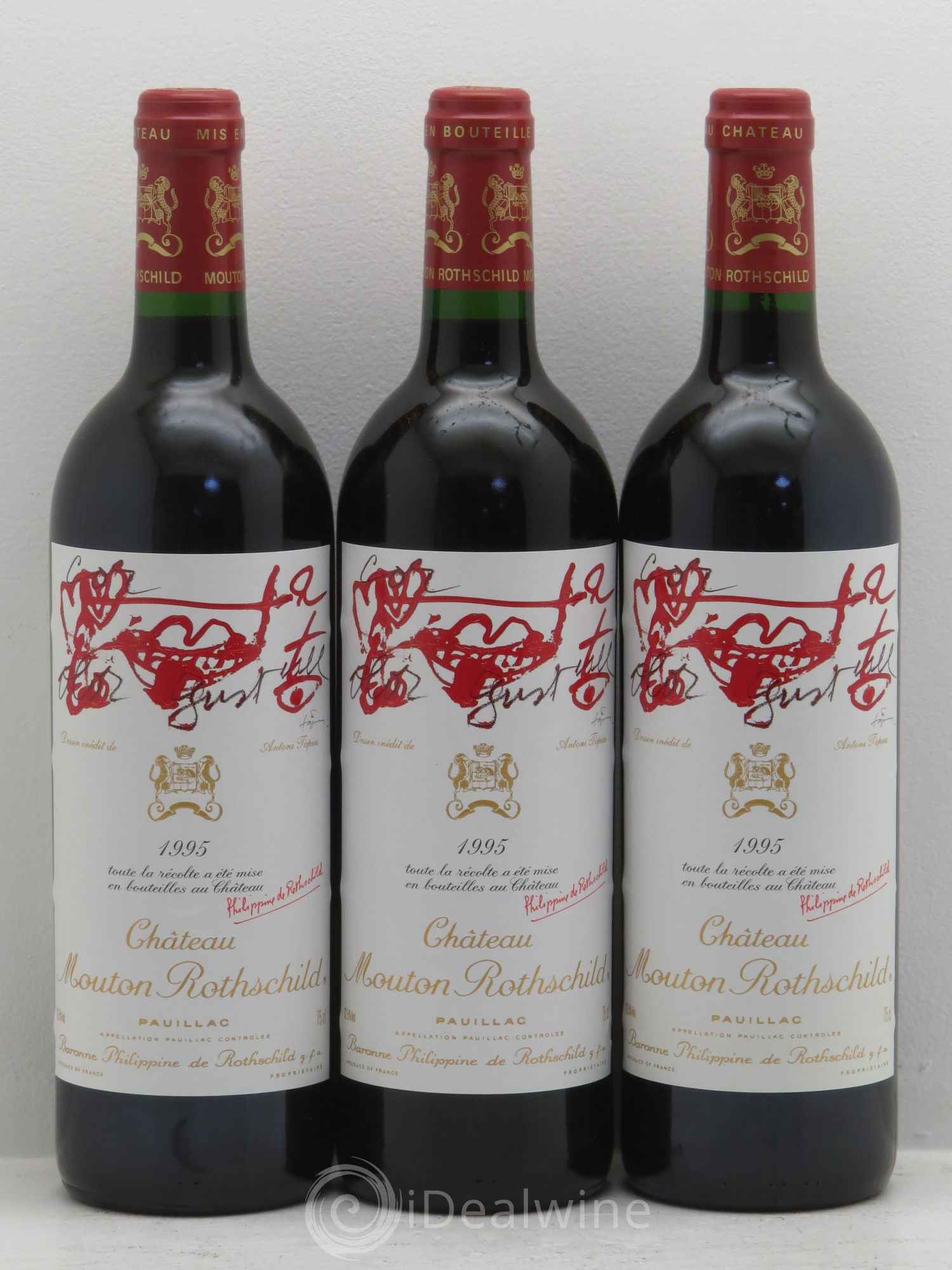 Château Mouton Rothschild 1er Grand Cru Classé 1995 - Lot de 12 bouteilles - 4