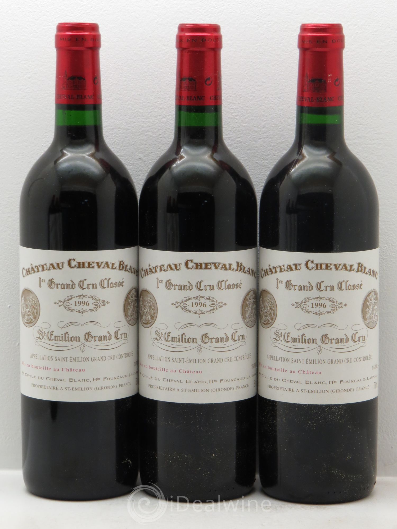 Château Cheval Blanc 1er Grand Cru Classé A 1996 - Lot de 6 bouteilles - 1
