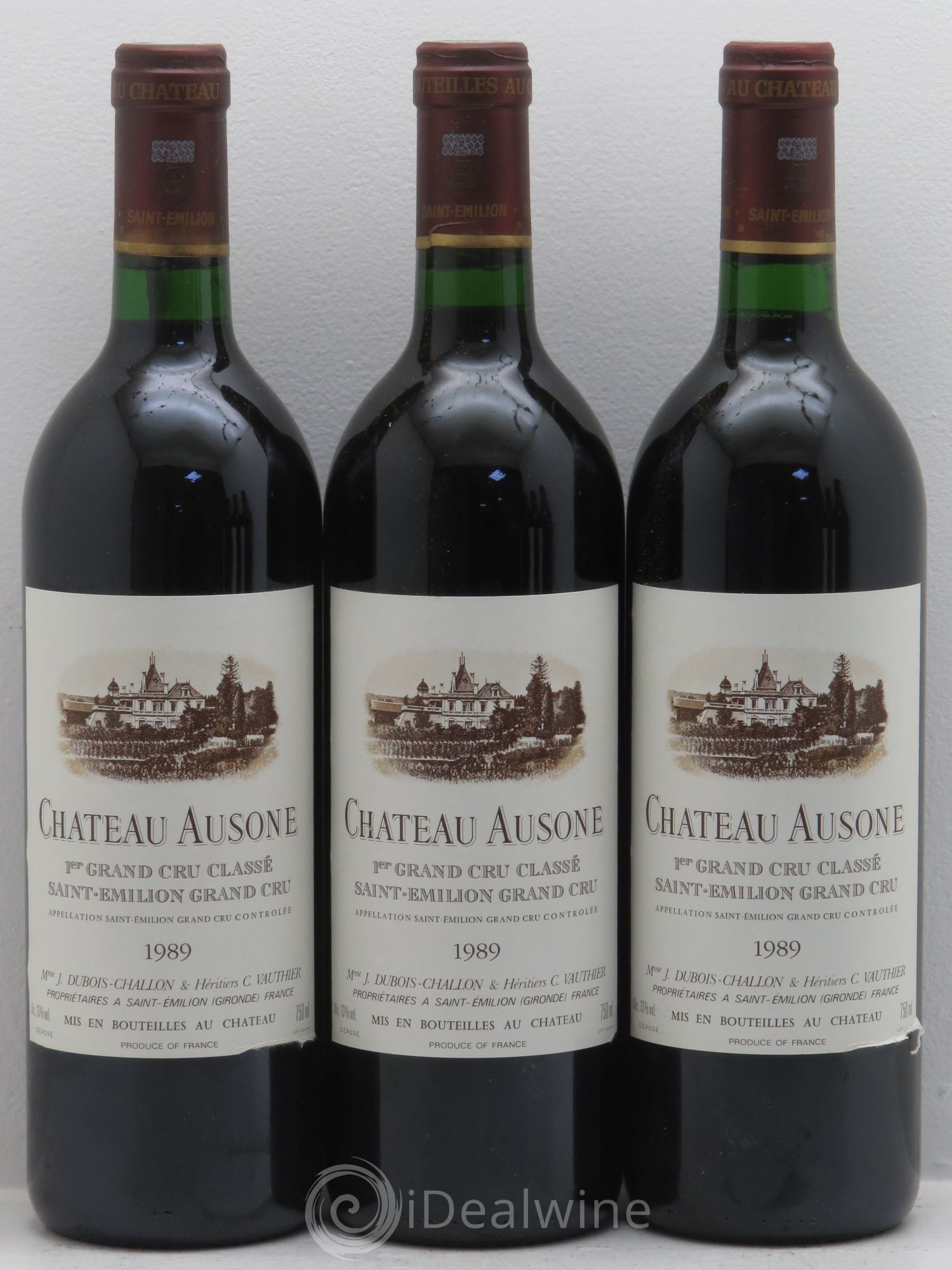 Château Ausone 1er Grand Cru Classé A 1989 - Lot de 6 bouteilles - 2