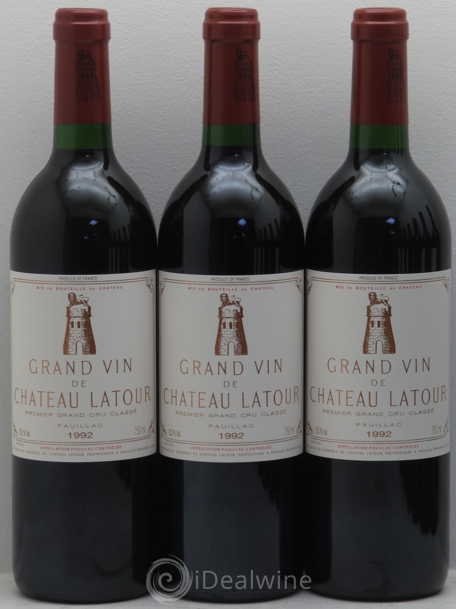 Château Latour 1er Grand Cru Classé 1992 - Lot de 12 bouteilles - 2