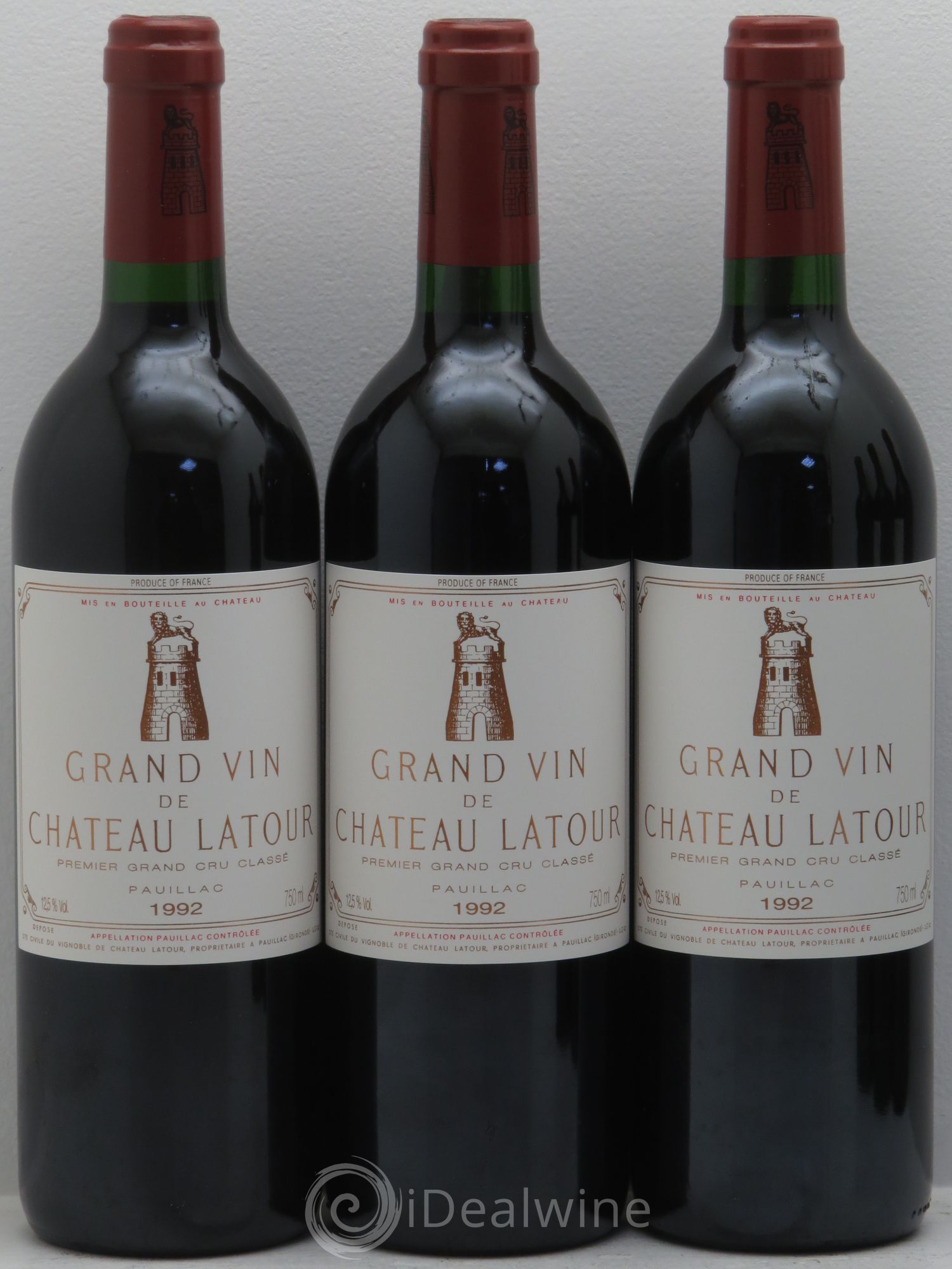 Château Latour 1er Grand Cru Classé 1992 - Lot de 12 bouteilles - 3