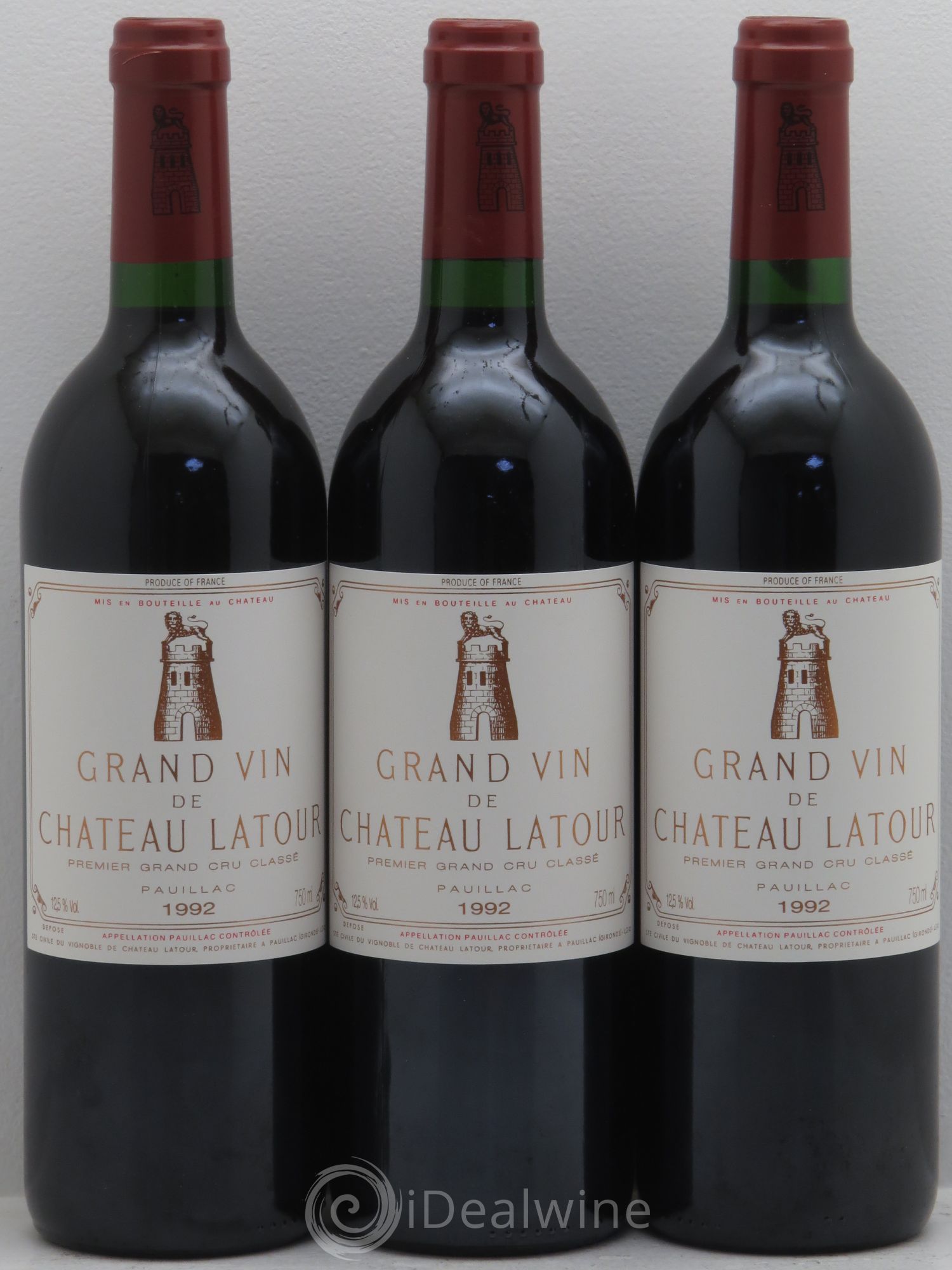 Château Latour 1er Grand Cru Classé 1992 - Lot de 12 bouteilles - 4