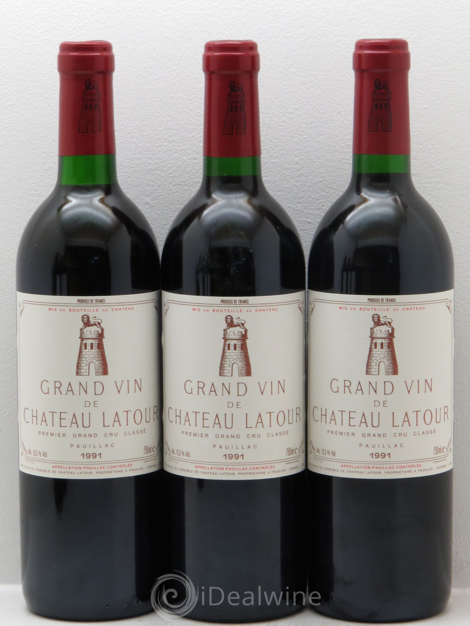 Château Latour 1er Grand Cru Classé 1991 - Lot de 12 bouteilles - 2