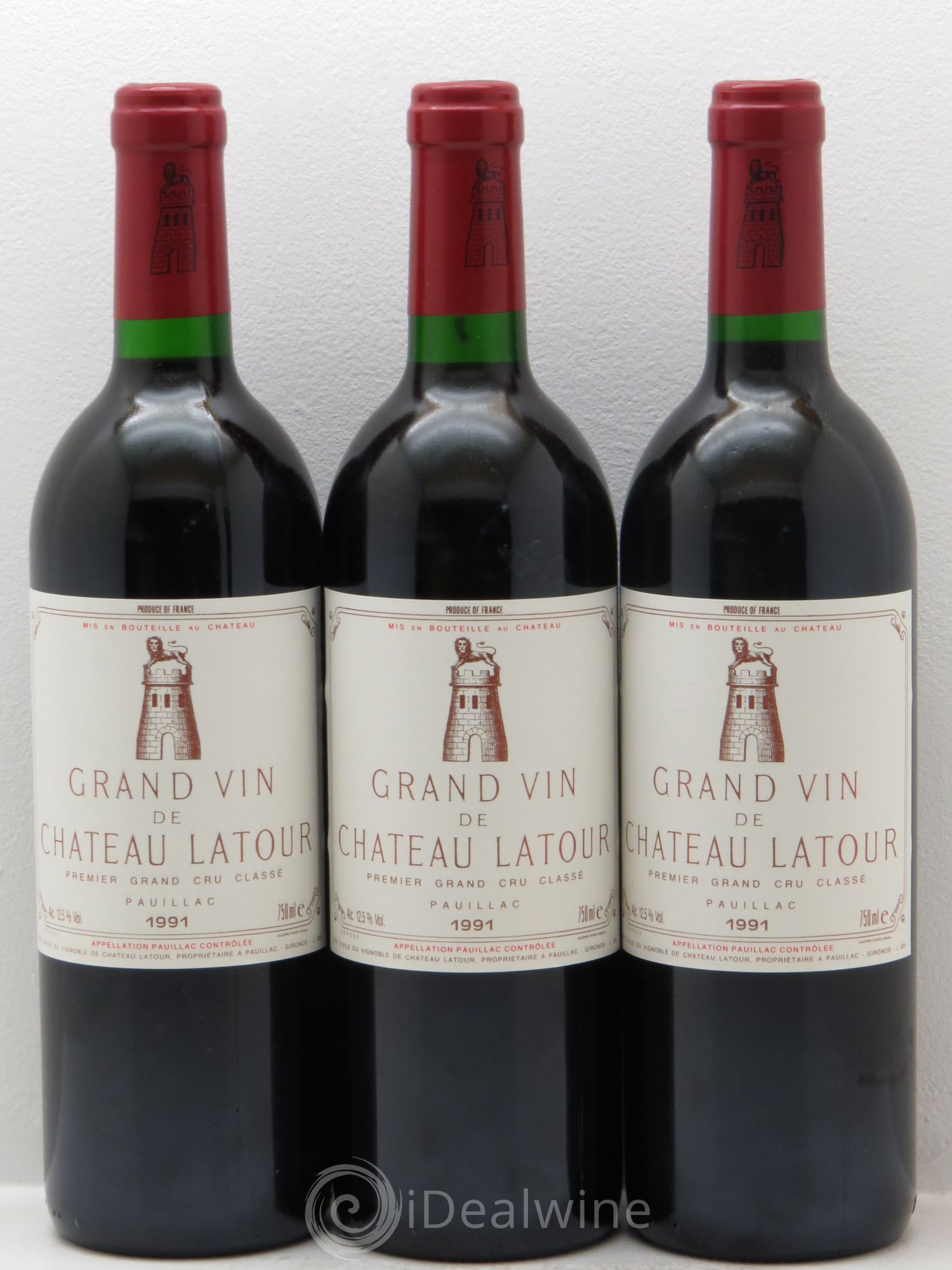Château Latour 1er Grand Cru Classé 1991 - Lot de 12 bouteilles - 3