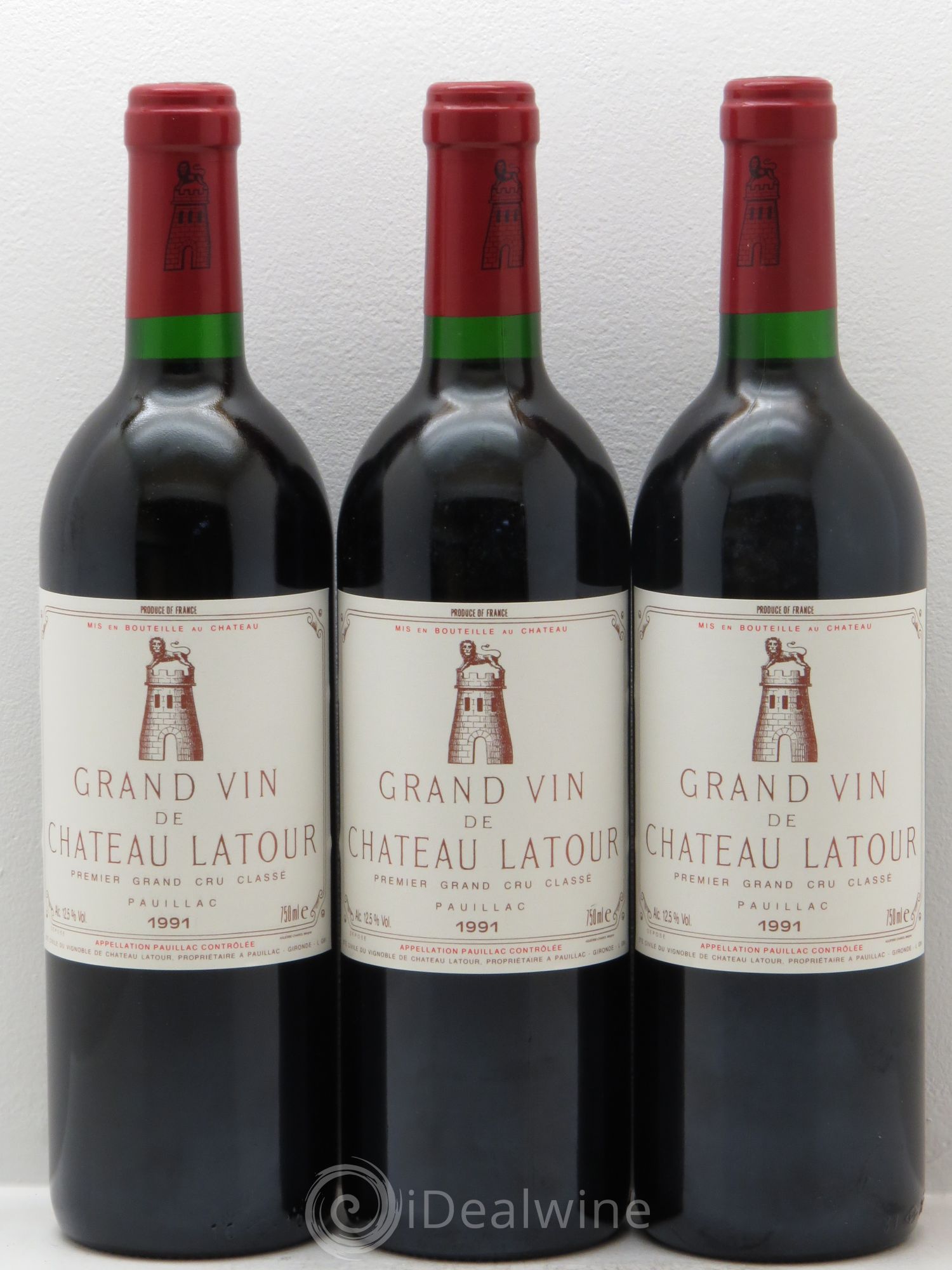 Château Latour 1er Grand Cru Classé 1991 - Lot de 12 bouteilles - 4