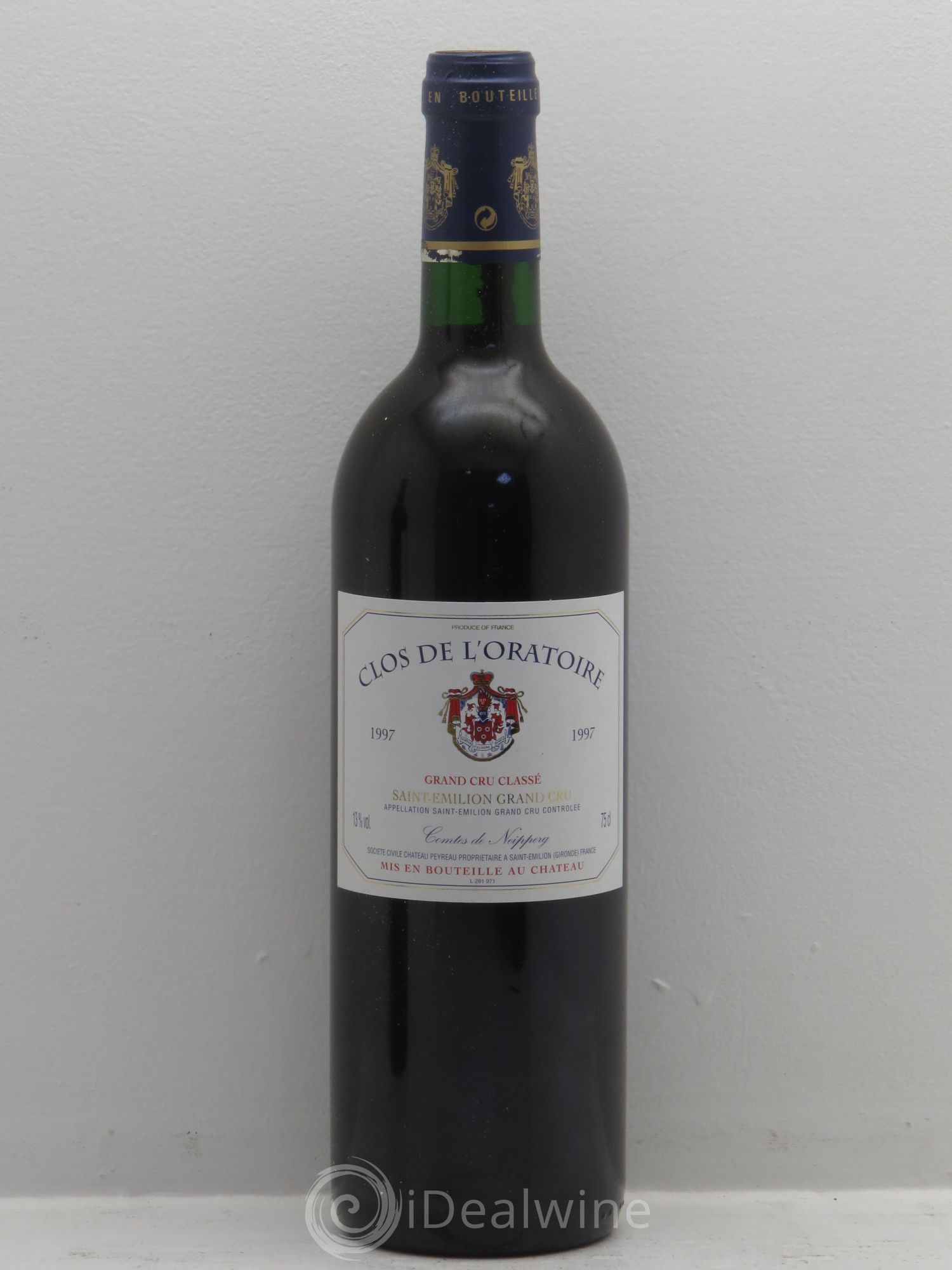 Clos de l'Oratoire Grand Cru Classé 1997 - Lot de 12 bouteilles - 1