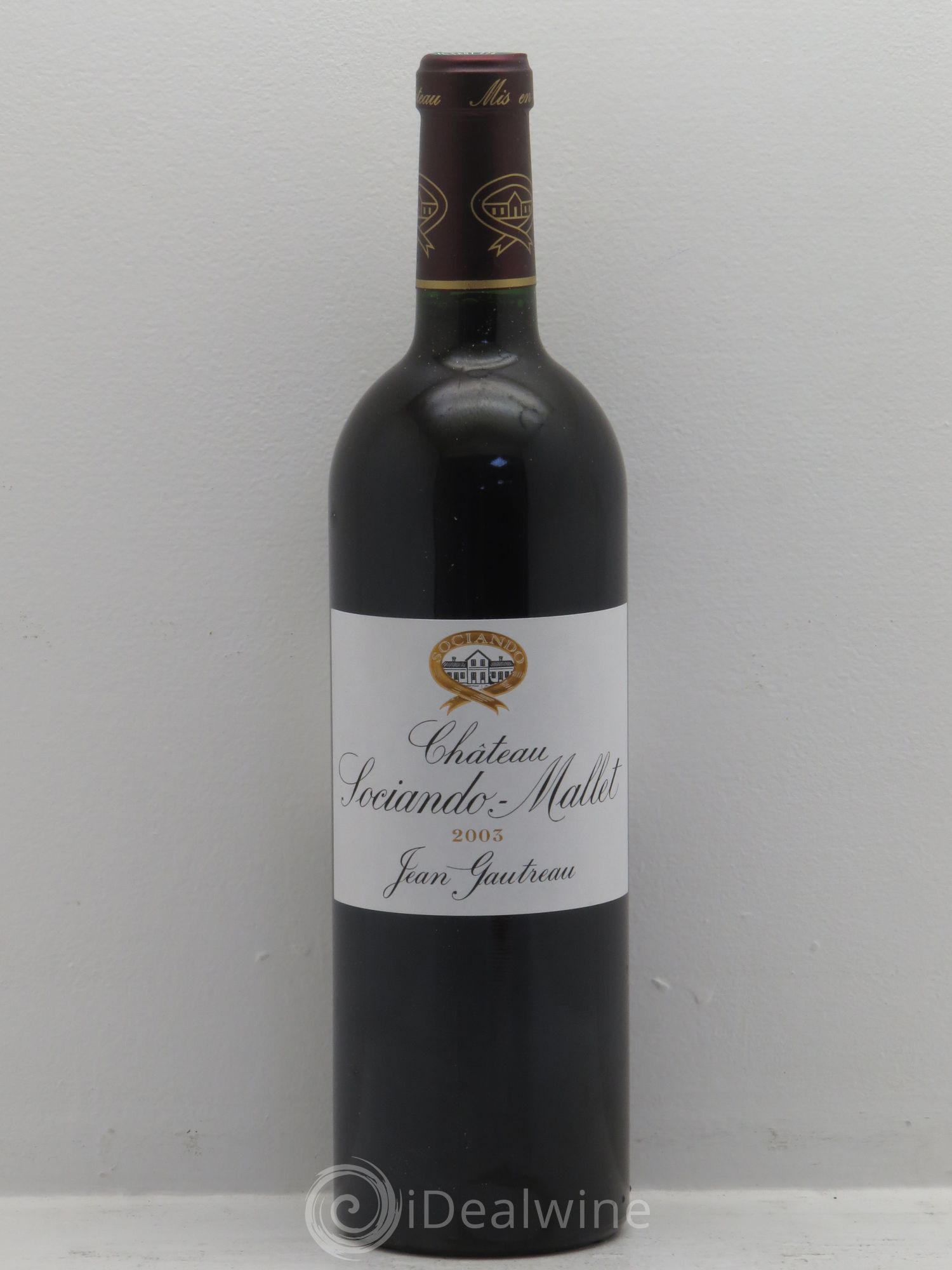 Château Sociando Mallet 2003 - Lot de 12 bouteilles - 0