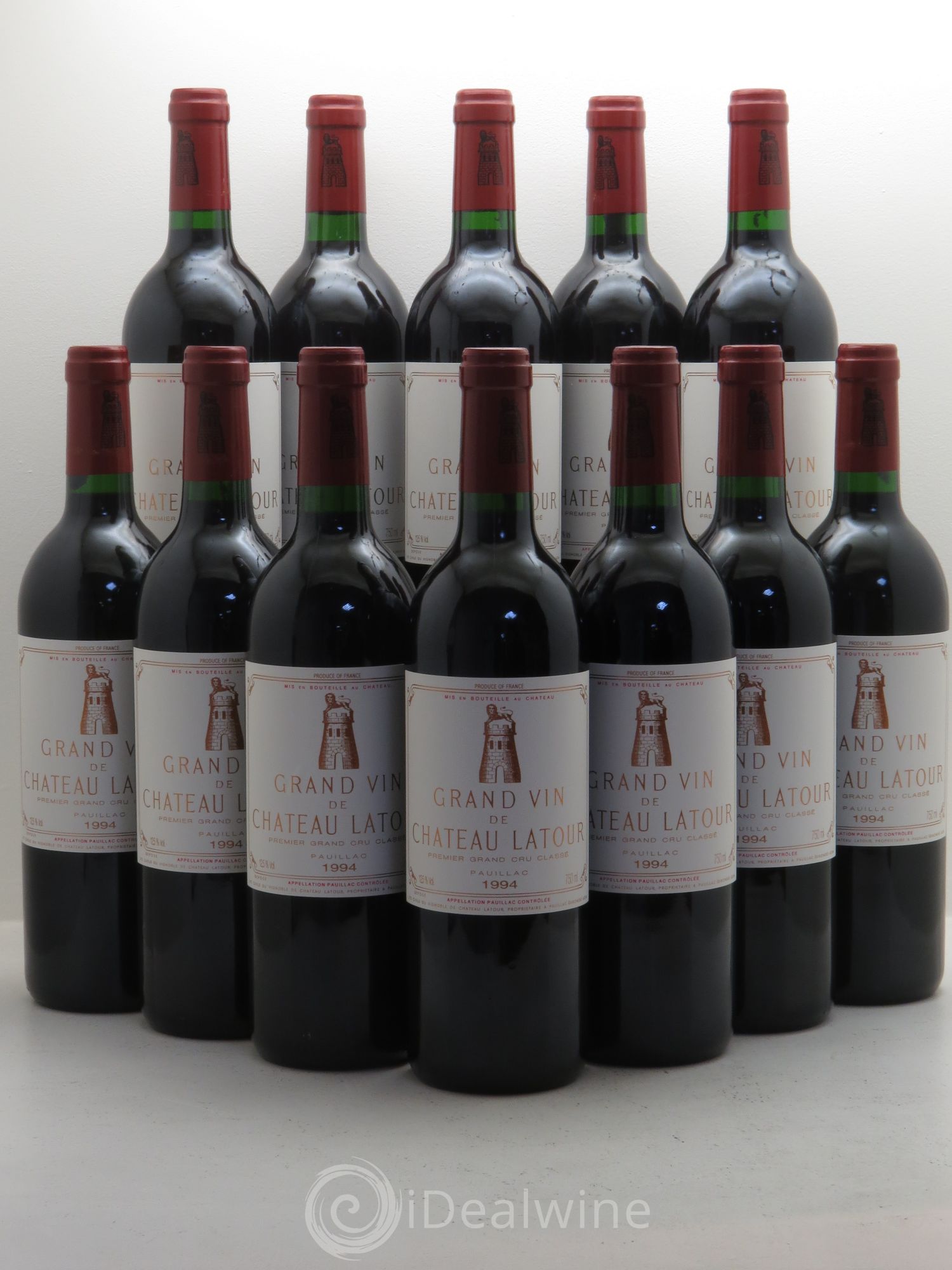 Château Latour 1er Grand Cru Classé 1994 - Lot de 12 bouteilles - 0
