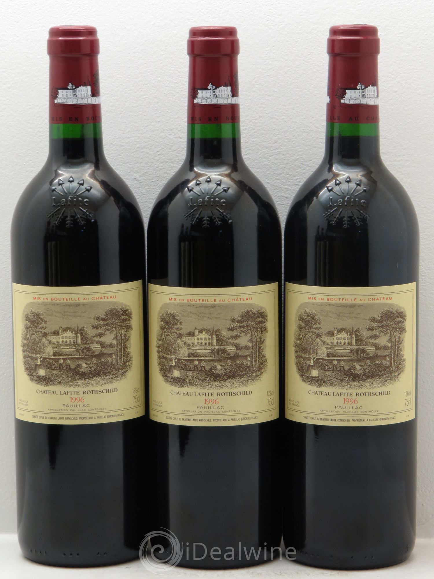Château Lafite Rothschild 1er Grand Cru Classé 1996 - Lot de 6 bouteilles - 1