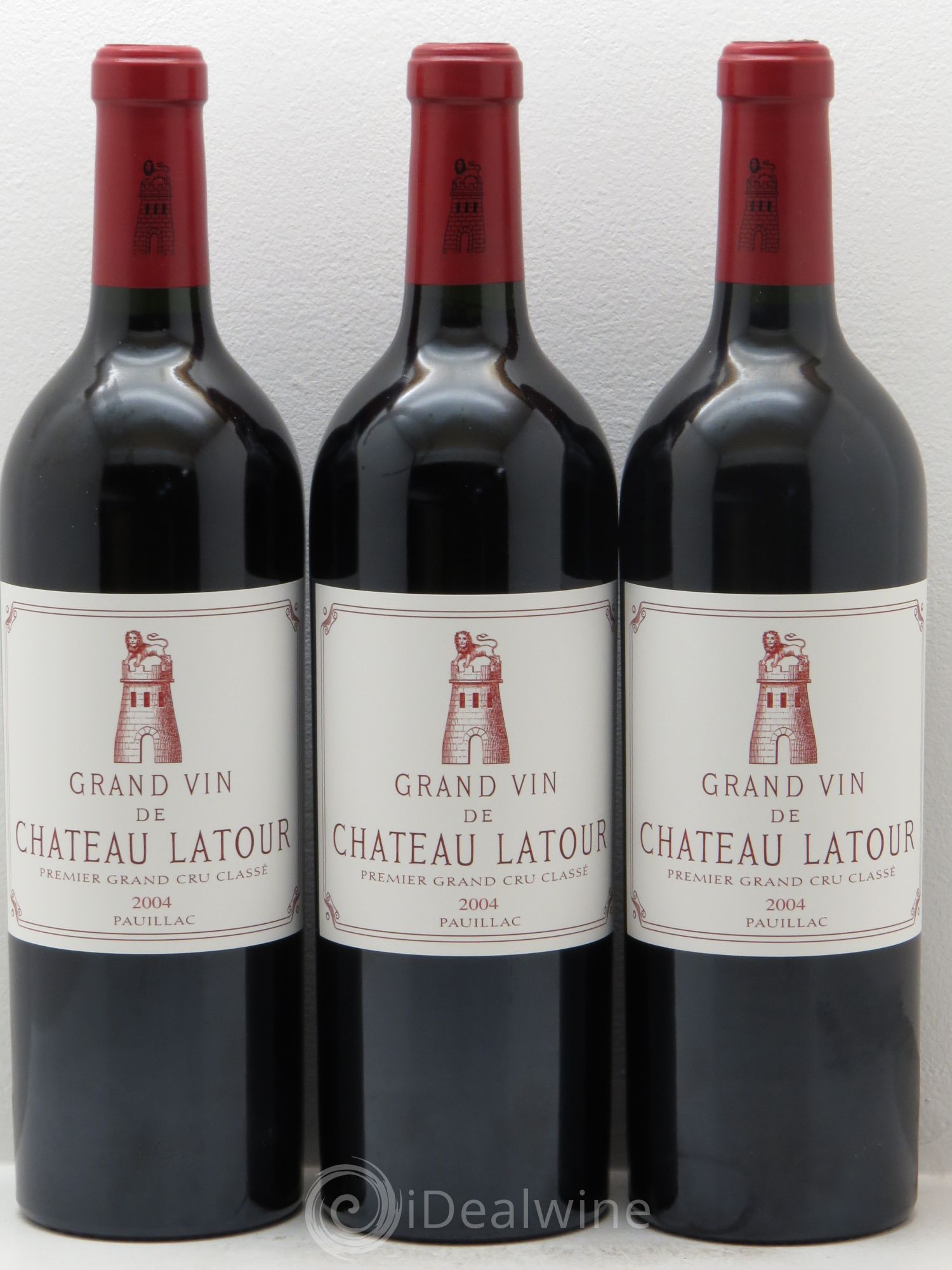 Château Latour 1er Grand Cru Classé 2004 - Lot de 3 bouteilles - 0