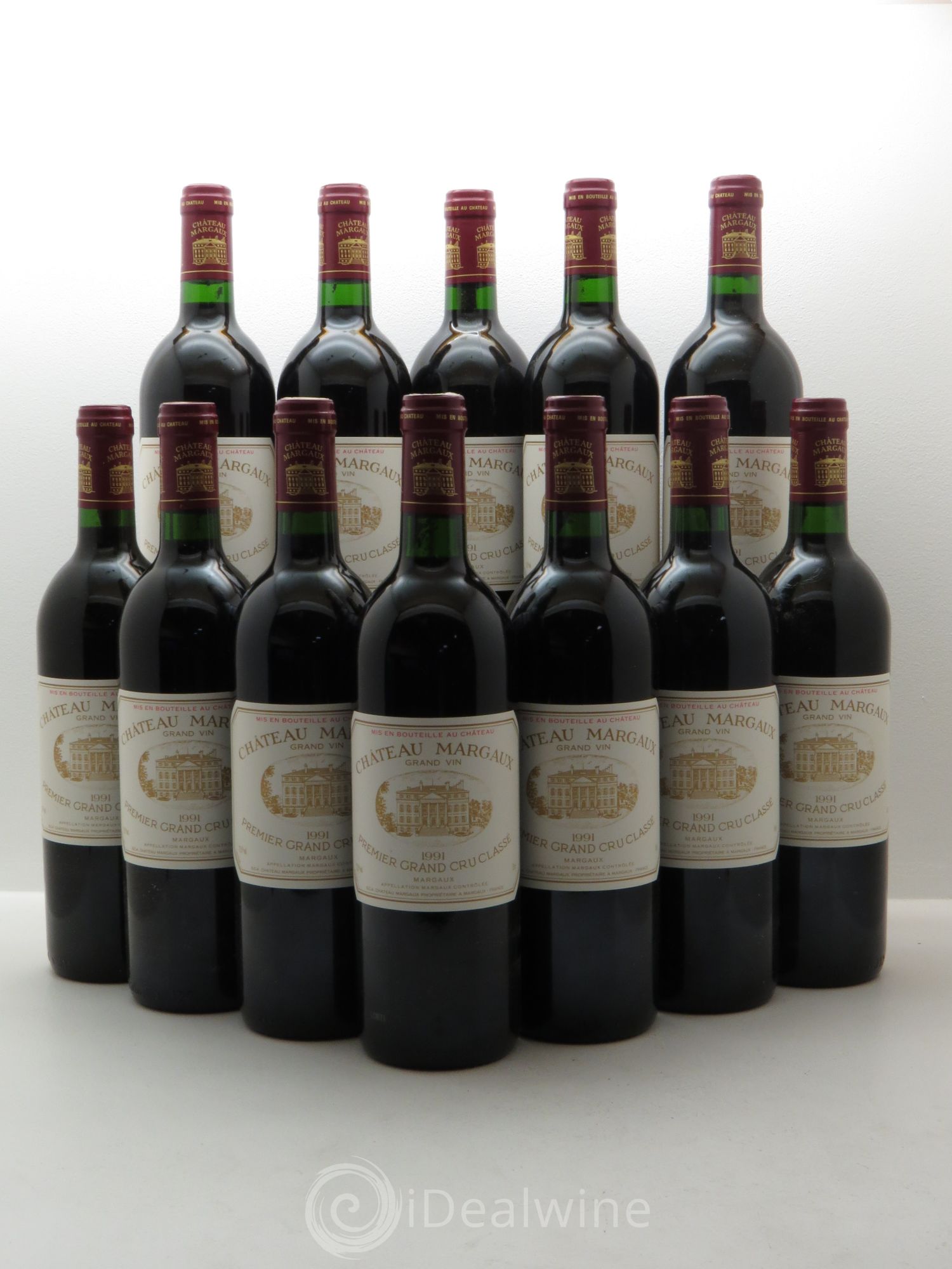 Château Margaux 1er Grand Cru Classé 1991 - Lot de 12 bouteilles - 0