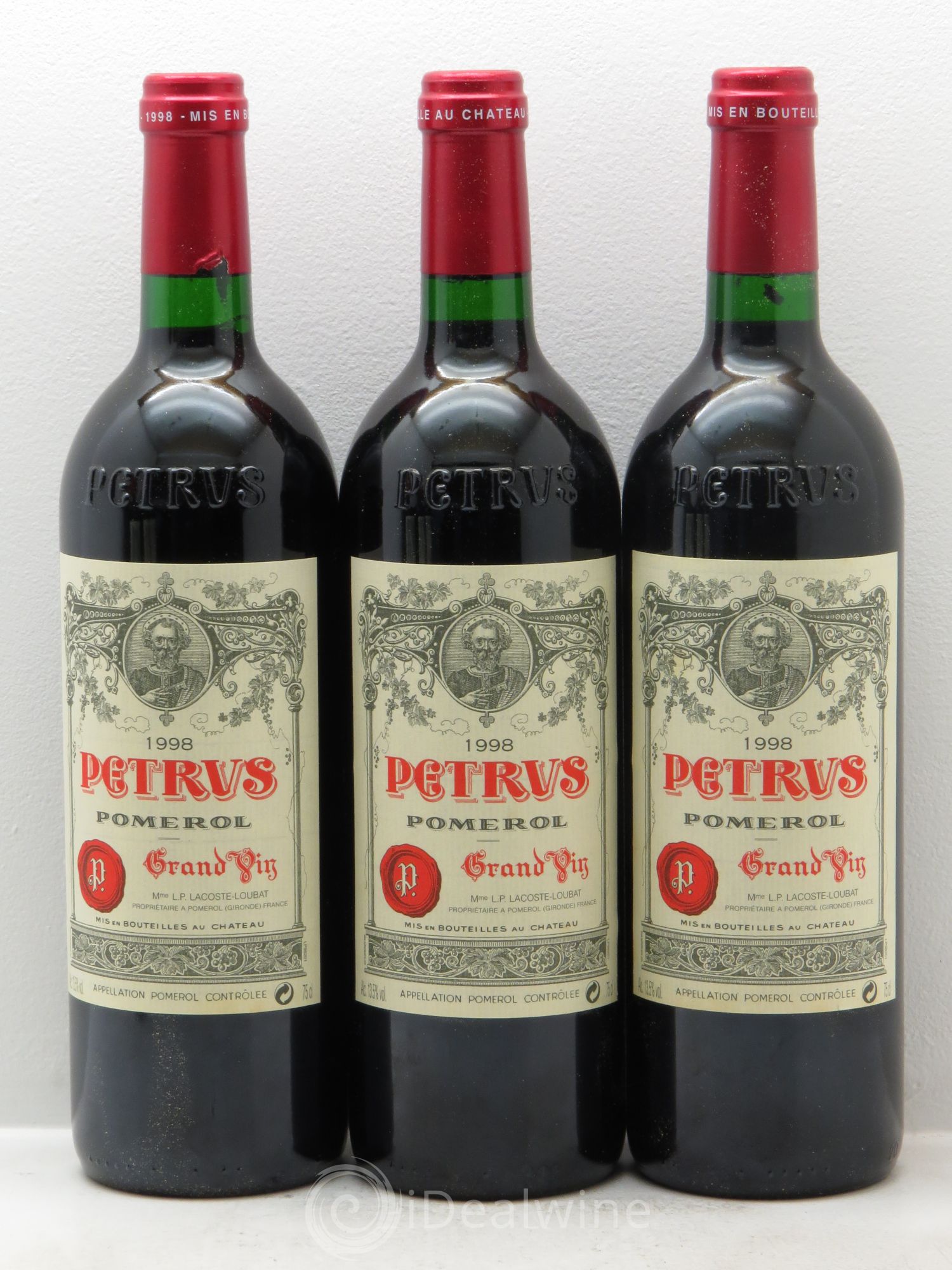Petrus 1998 - Lot de 6 bouteilles - 1