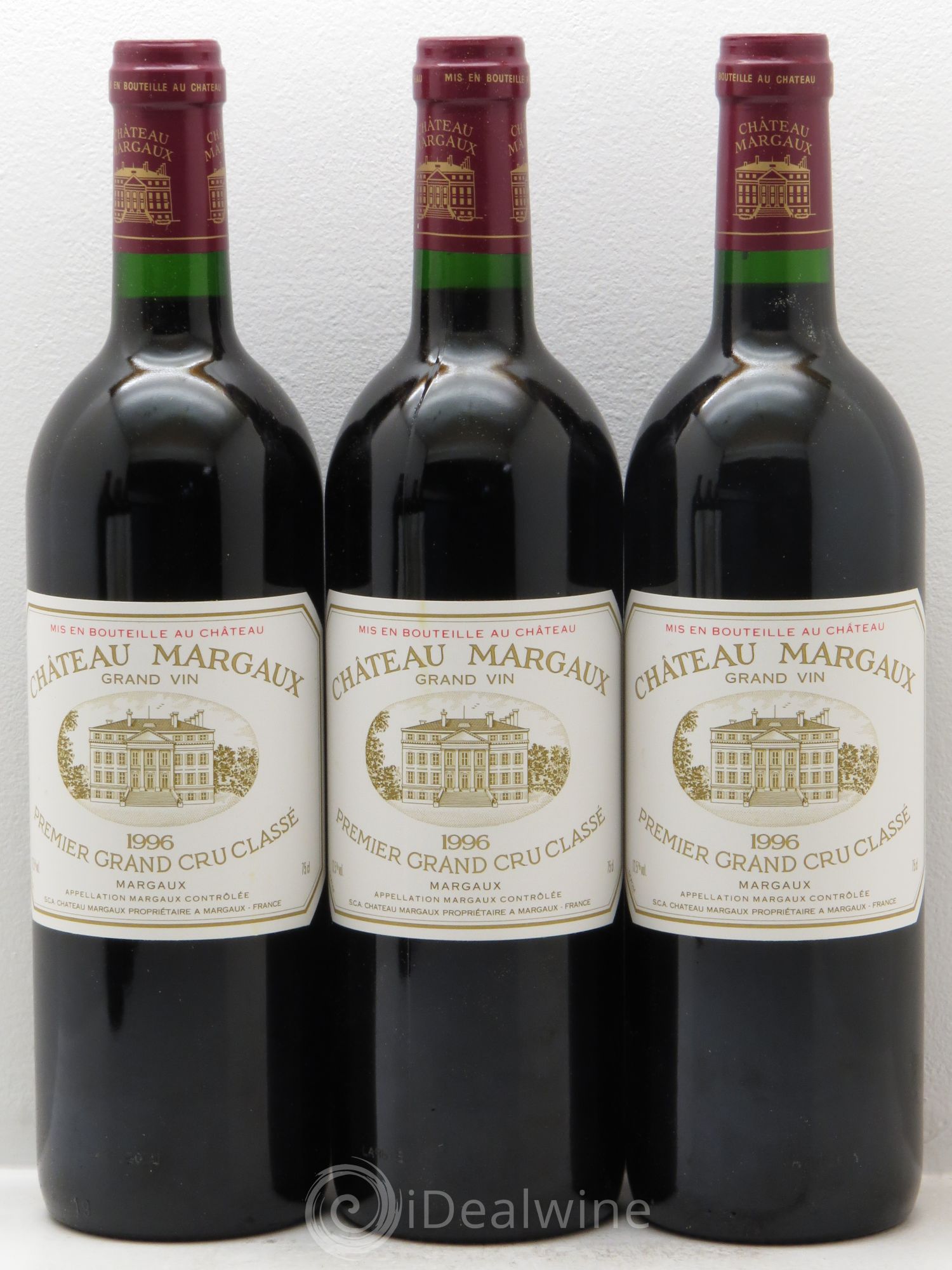 Château Margaux 1er Grand Cru Classé 1996 - Lot de 6 bouteilles - 1