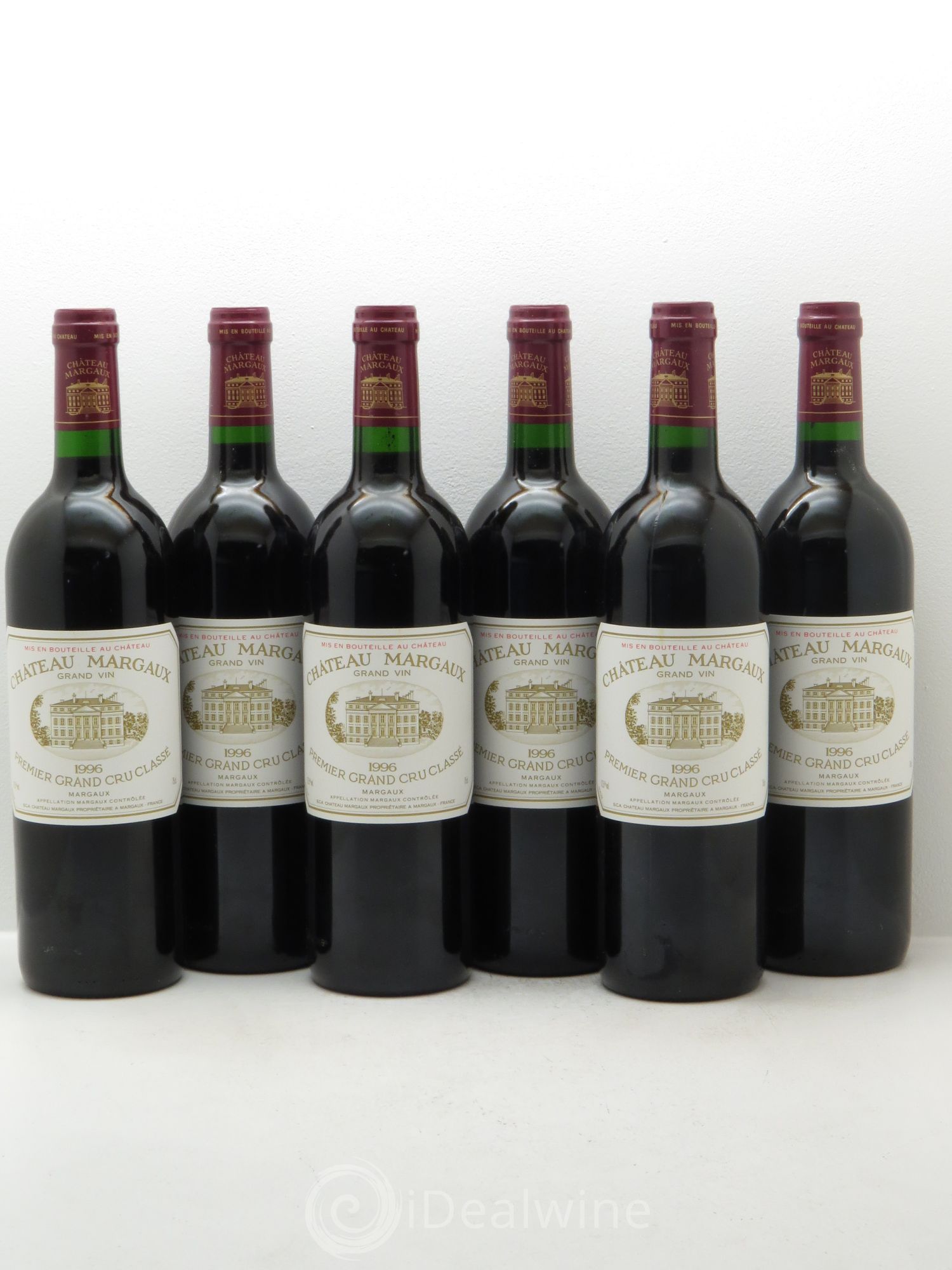 Château Margaux 1er Grand Cru Classé 1996 - Lot de 6 bouteilles - 0