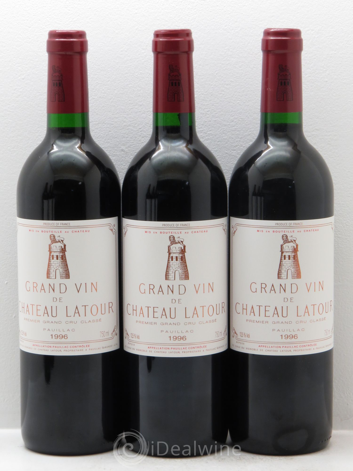 Château Latour 1er Grand Cru Classé 1996 - Lot de 6 bouteilles - 1
