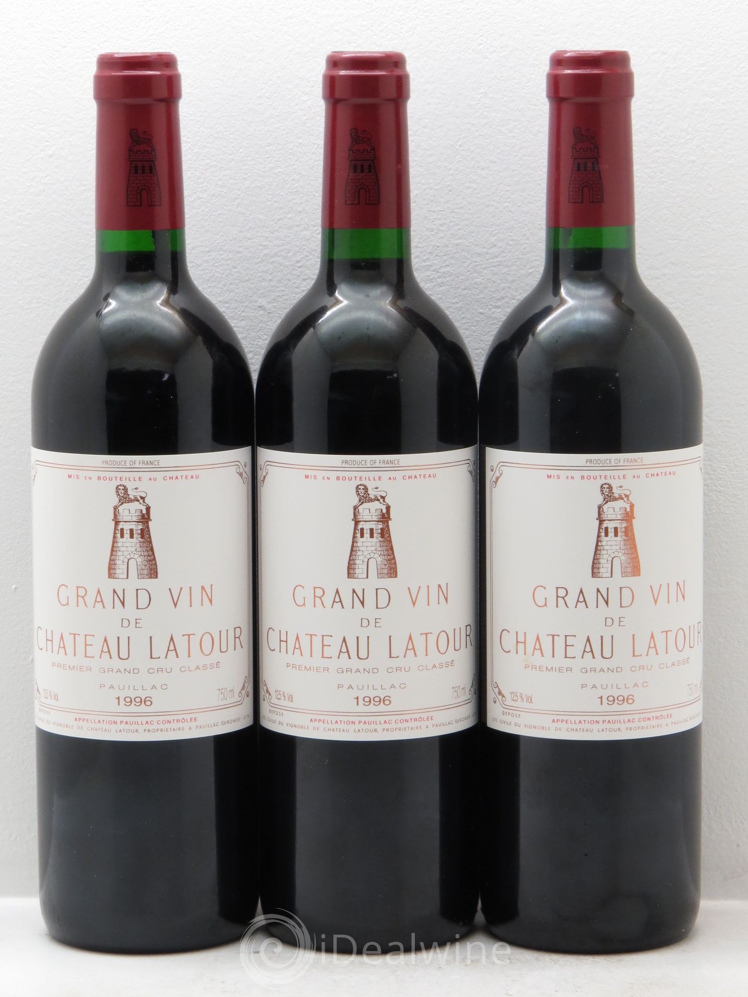 Château Latour 1er Grand Cru Classé 1996 - Lot de 6 bouteilles - 2