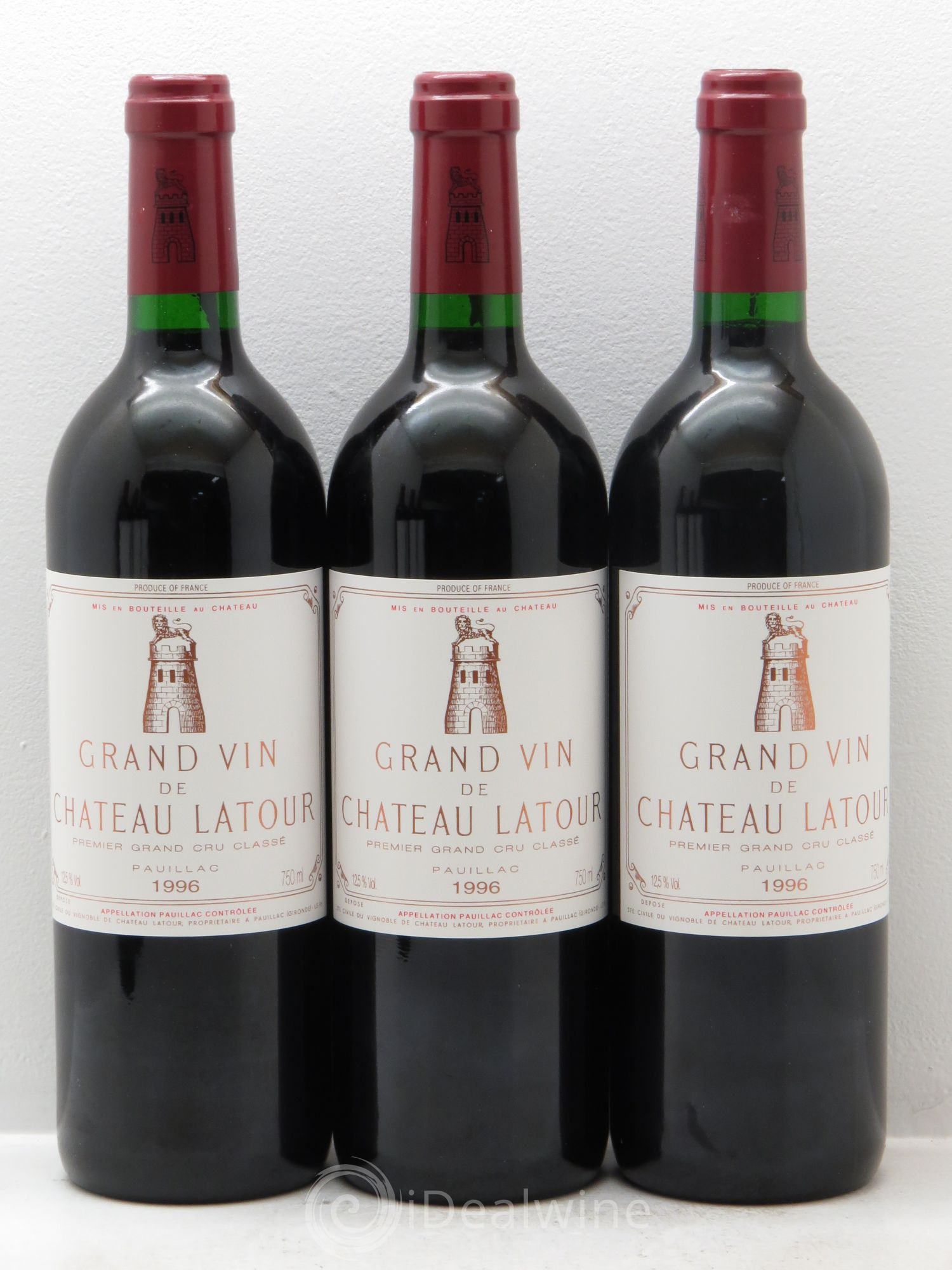 Château Latour 1er Grand Cru Classé 1996 - Lot de 6 bouteilles - 1