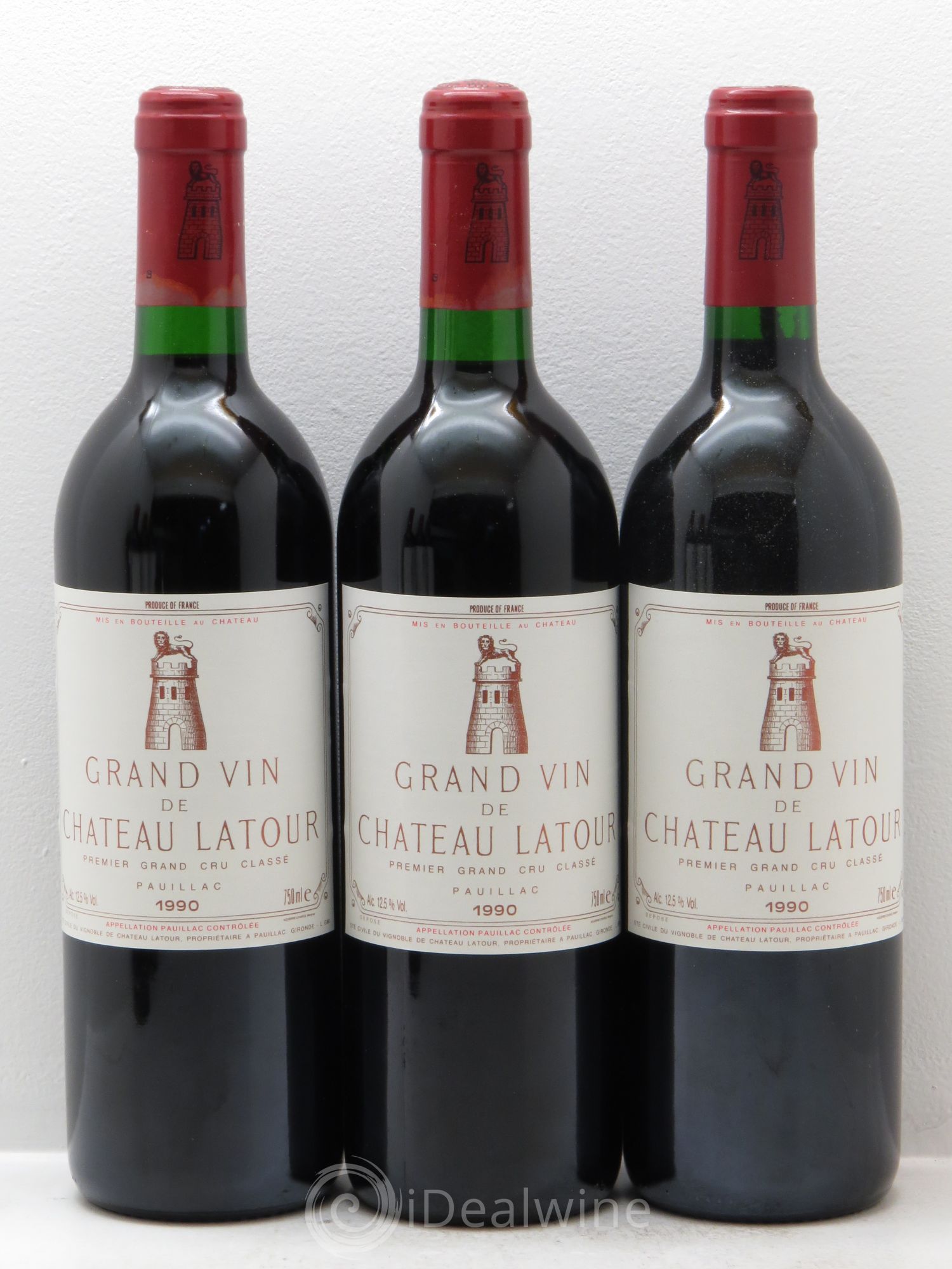 Château Latour 1er Grand Cru Classé 1990 - Lot de 6 bouteilles - 1