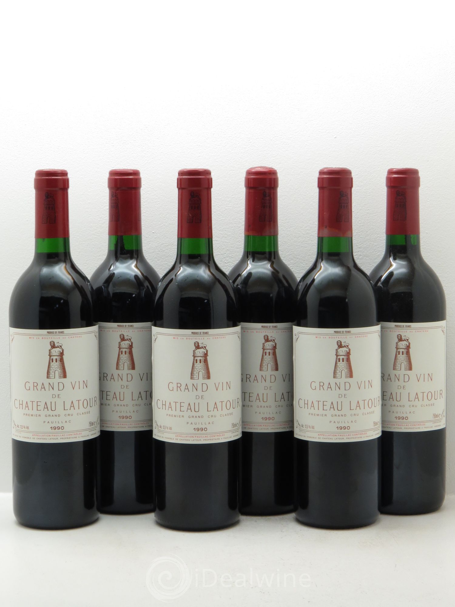 Château Latour 1er Grand Cru Classé 1990 - Lot de 6 bouteilles - 0