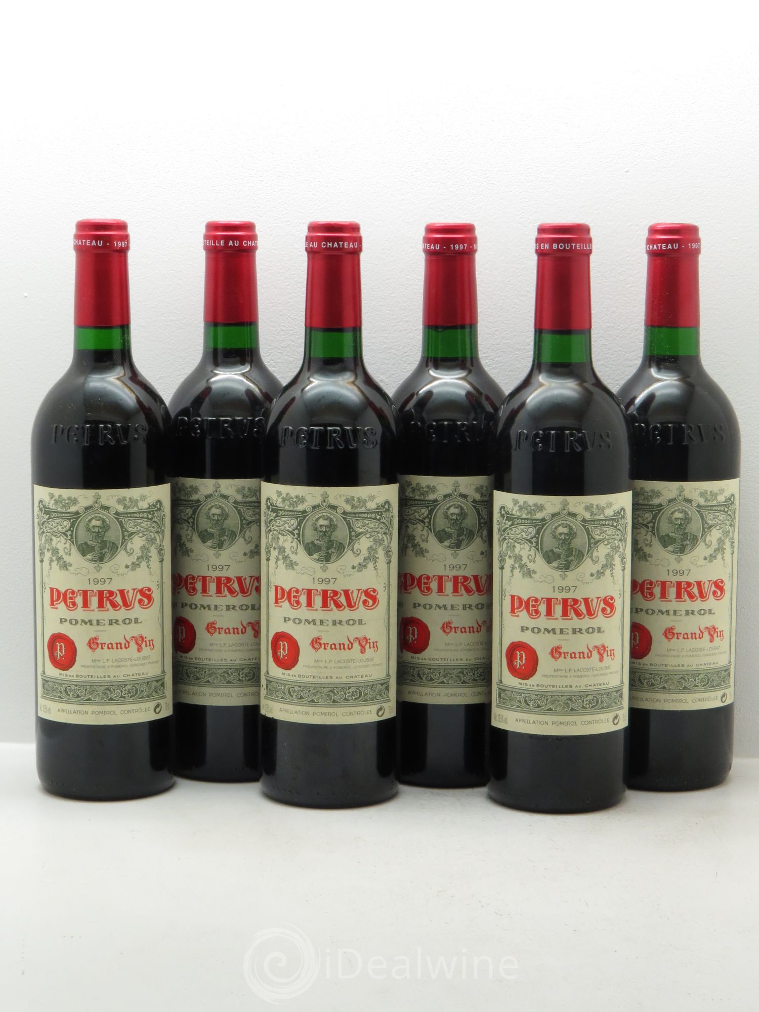 Petrus 1997 - Lot de 6 bouteilles - 0