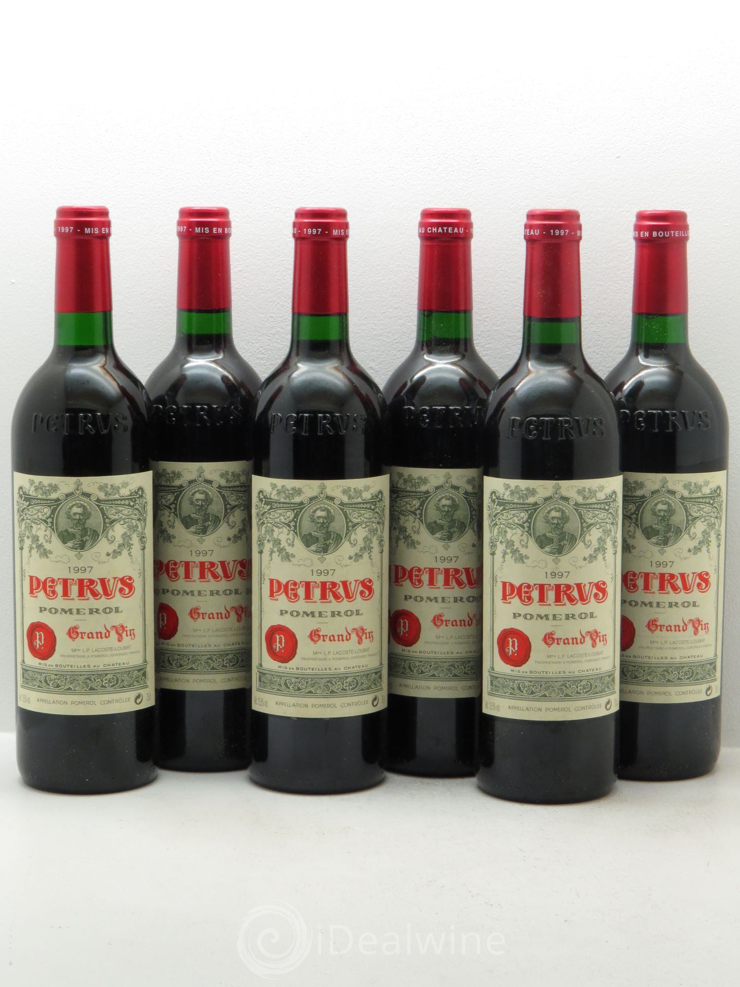 Petrus 1997 - Lot de 6 bouteilles - 0