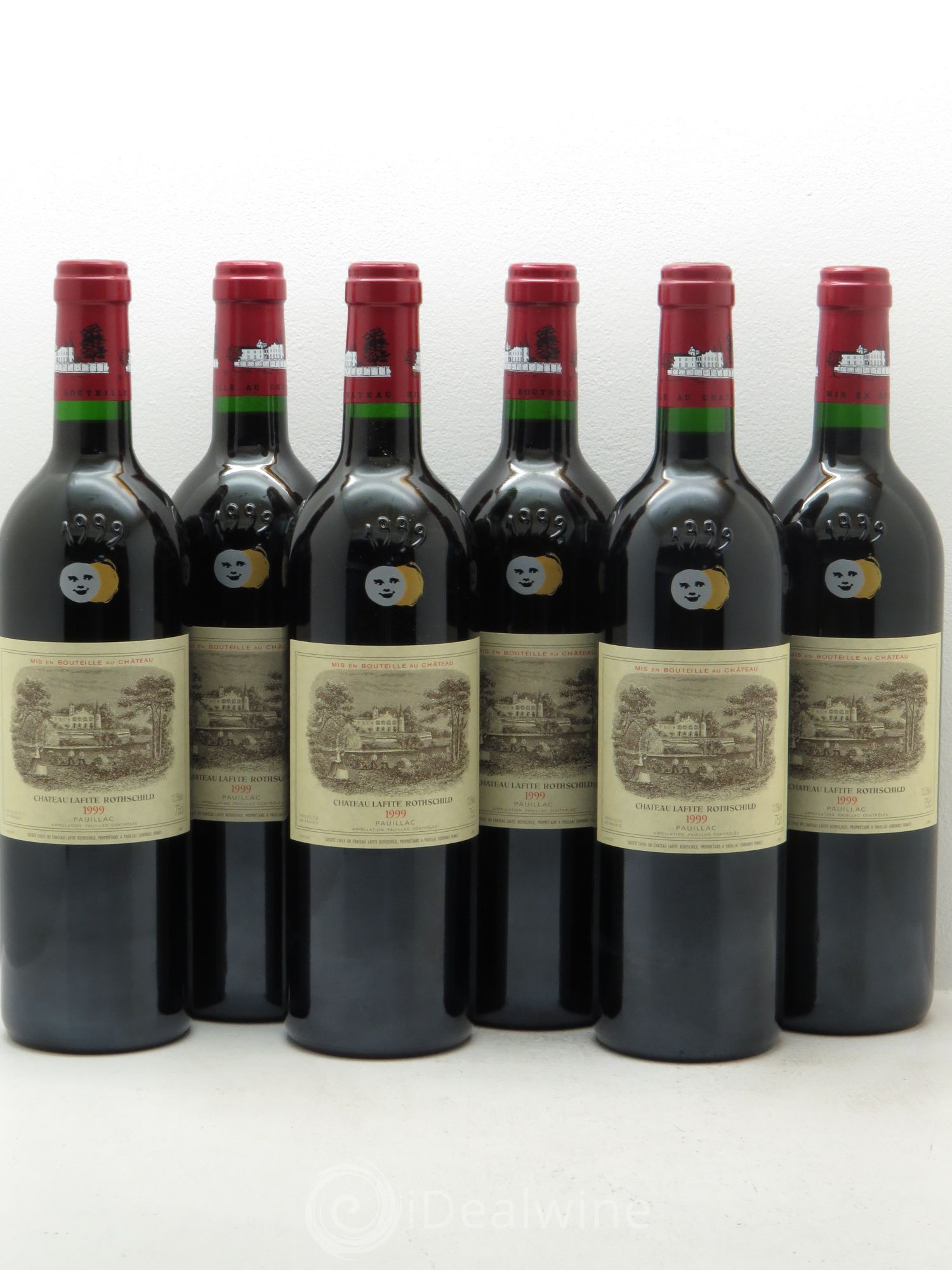 Château Lafite Rothschild 1er Grand Cru Classé 1999 - Lot de 6 bouteilles - 0