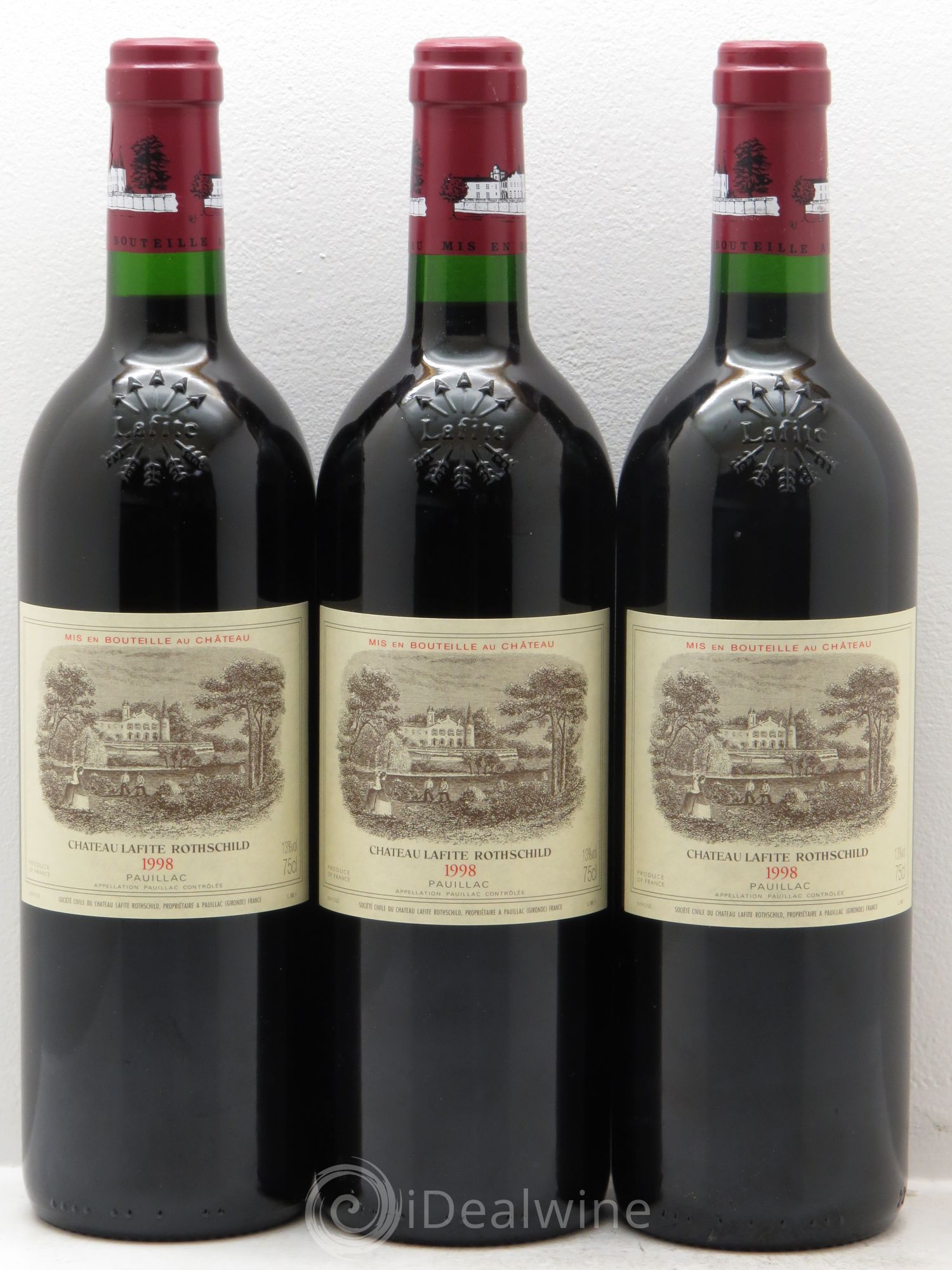 Château Lafite Rothschild 1er Grand Cru Classé 1998 - Lot de 6 bouteilles - 2