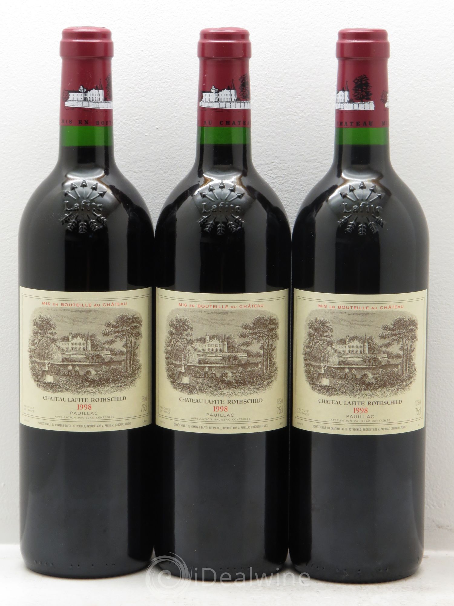 Château Lafite Rothschild 1er Grand Cru Classé 1998 - Lot de 6 bouteilles - 2