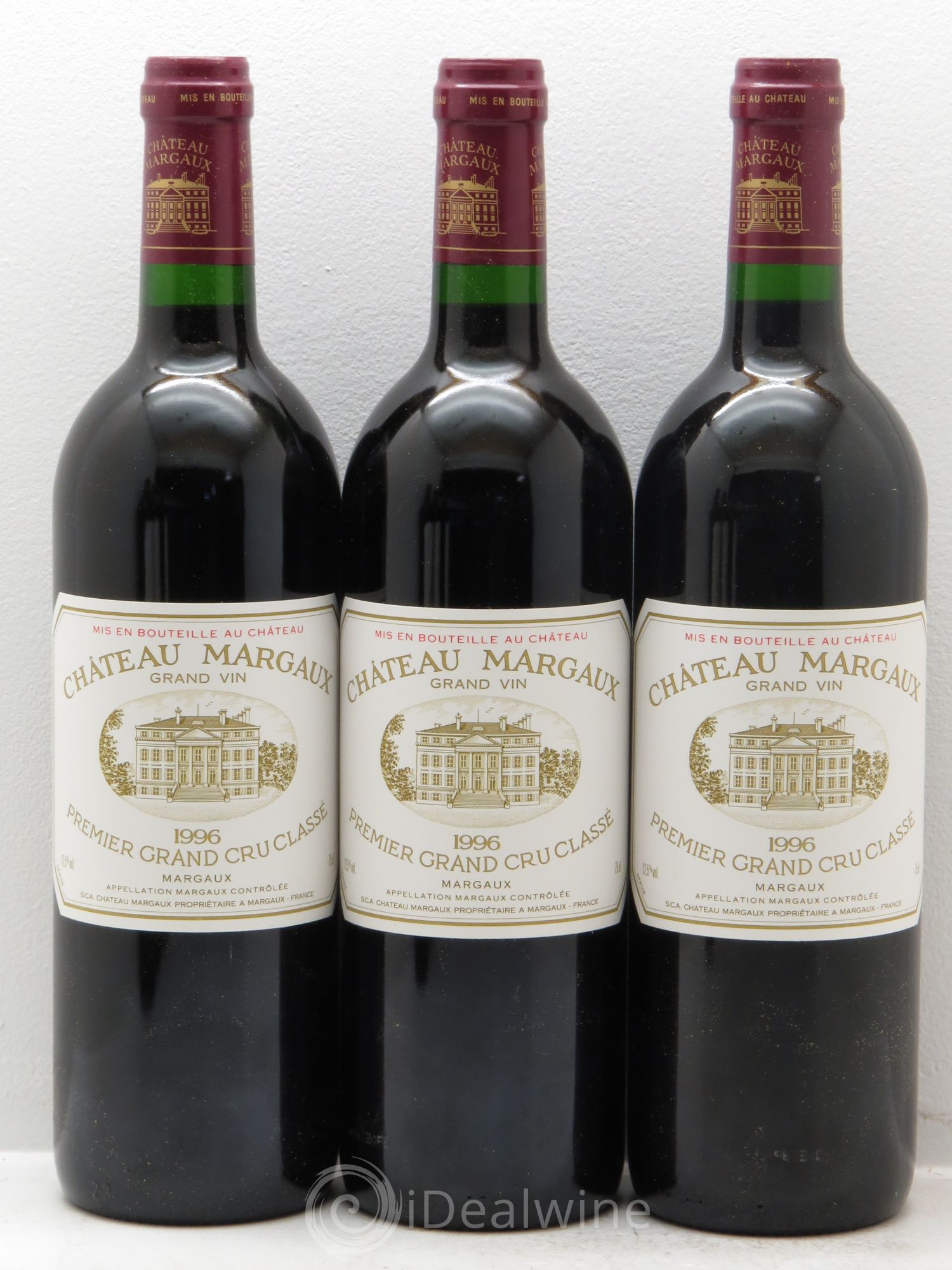 Château Margaux 1er Grand Cru Classé 1996 - Lot de 6 bouteilles - 1
