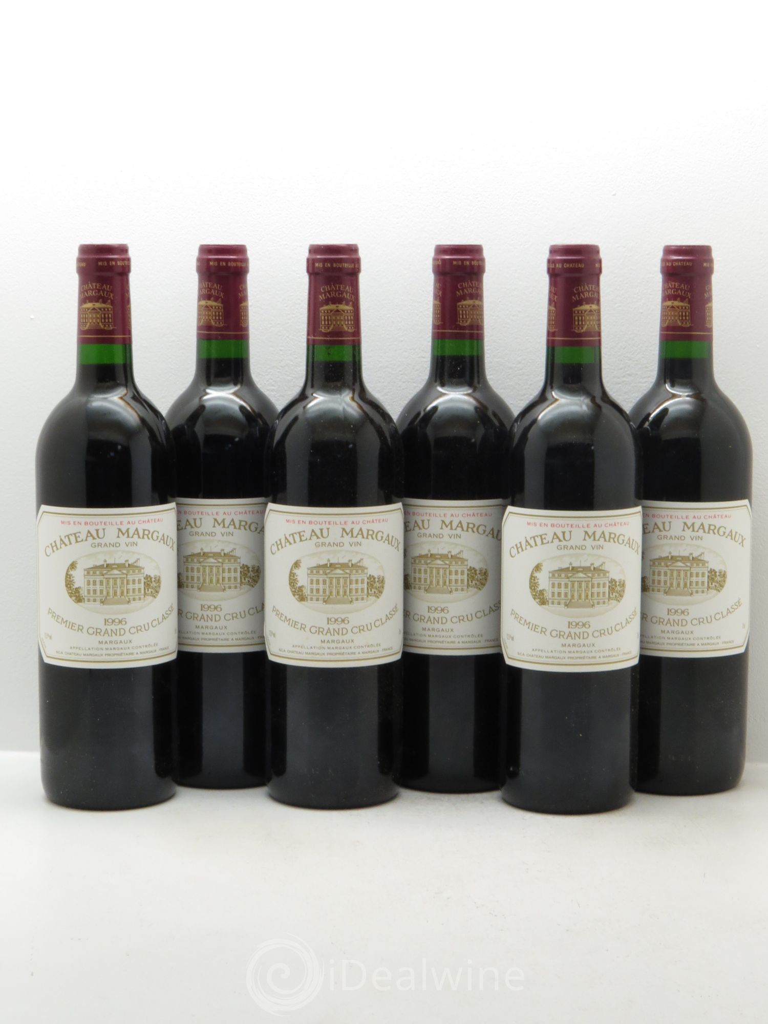 Château Margaux 1er Grand Cru Classé 1996 - Lot de 6 bouteilles - 0