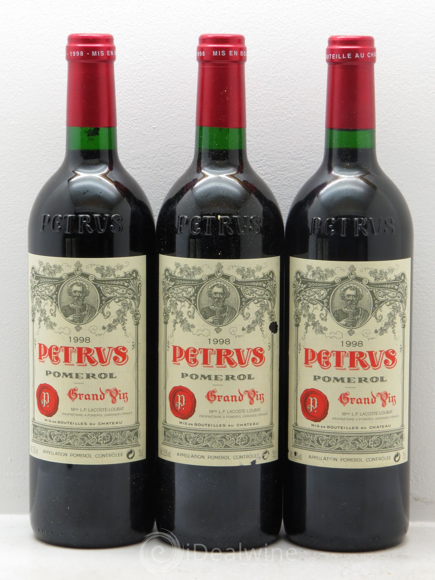 Petrus 1998 - Lot de 6 bouteilles - 1