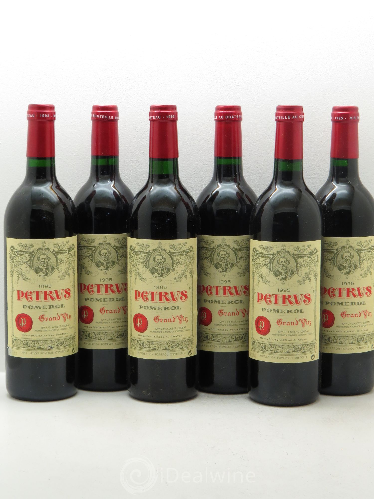 Petrus 1995 - Lot de 6 bouteilles - 0