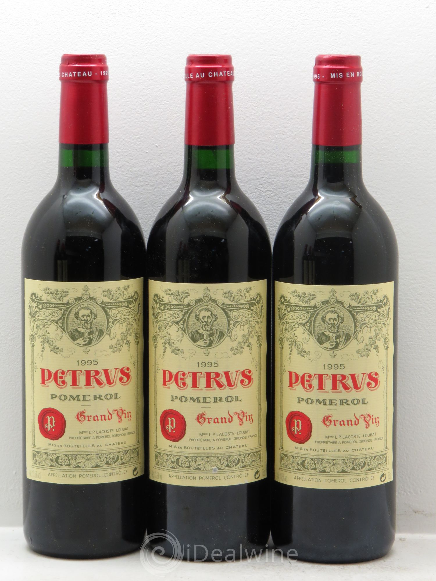 Petrus 1995 - Lot de 6 bouteilles - 1