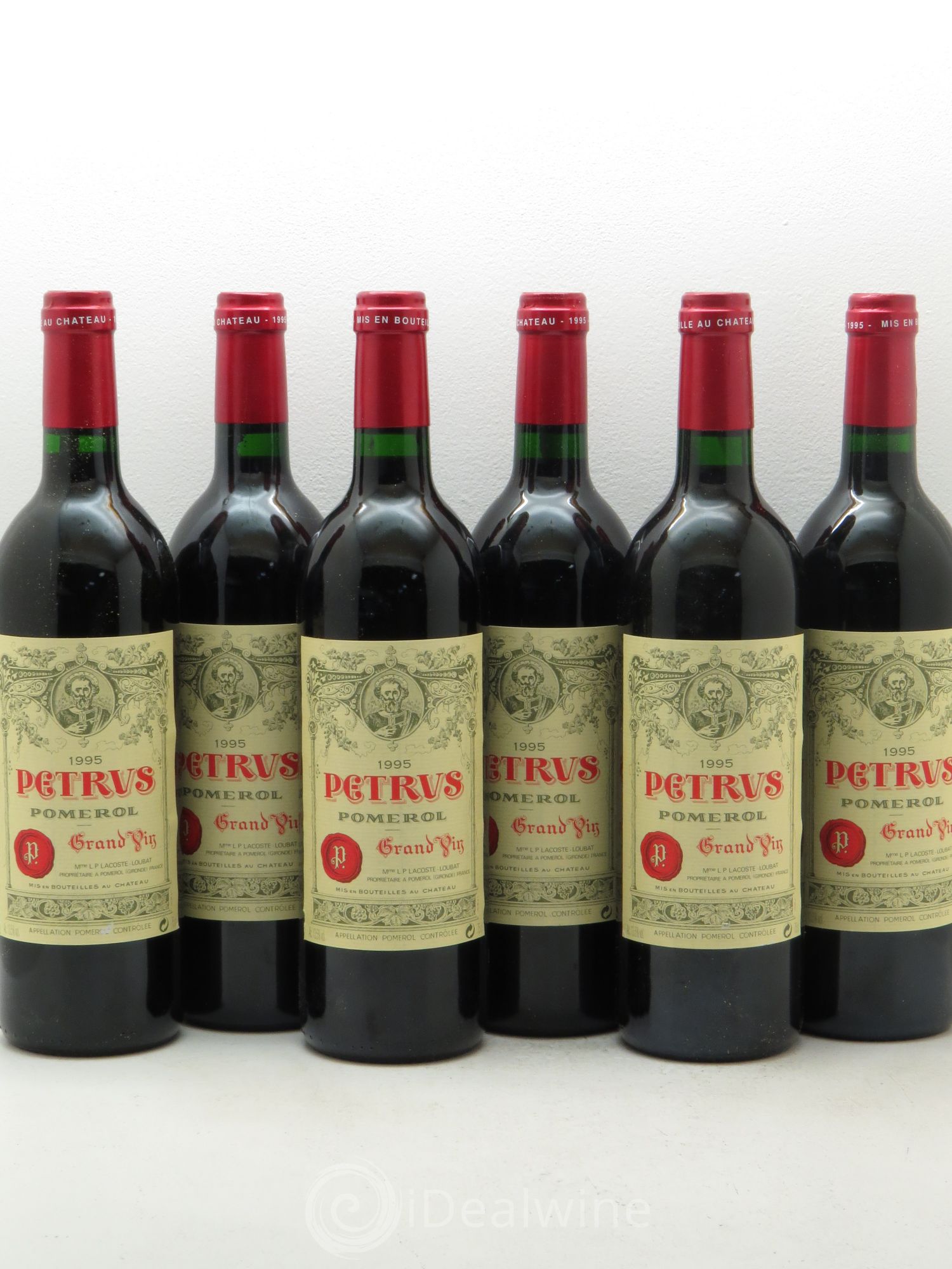 Petrus 1995 - Lot de 6 bouteilles - 0