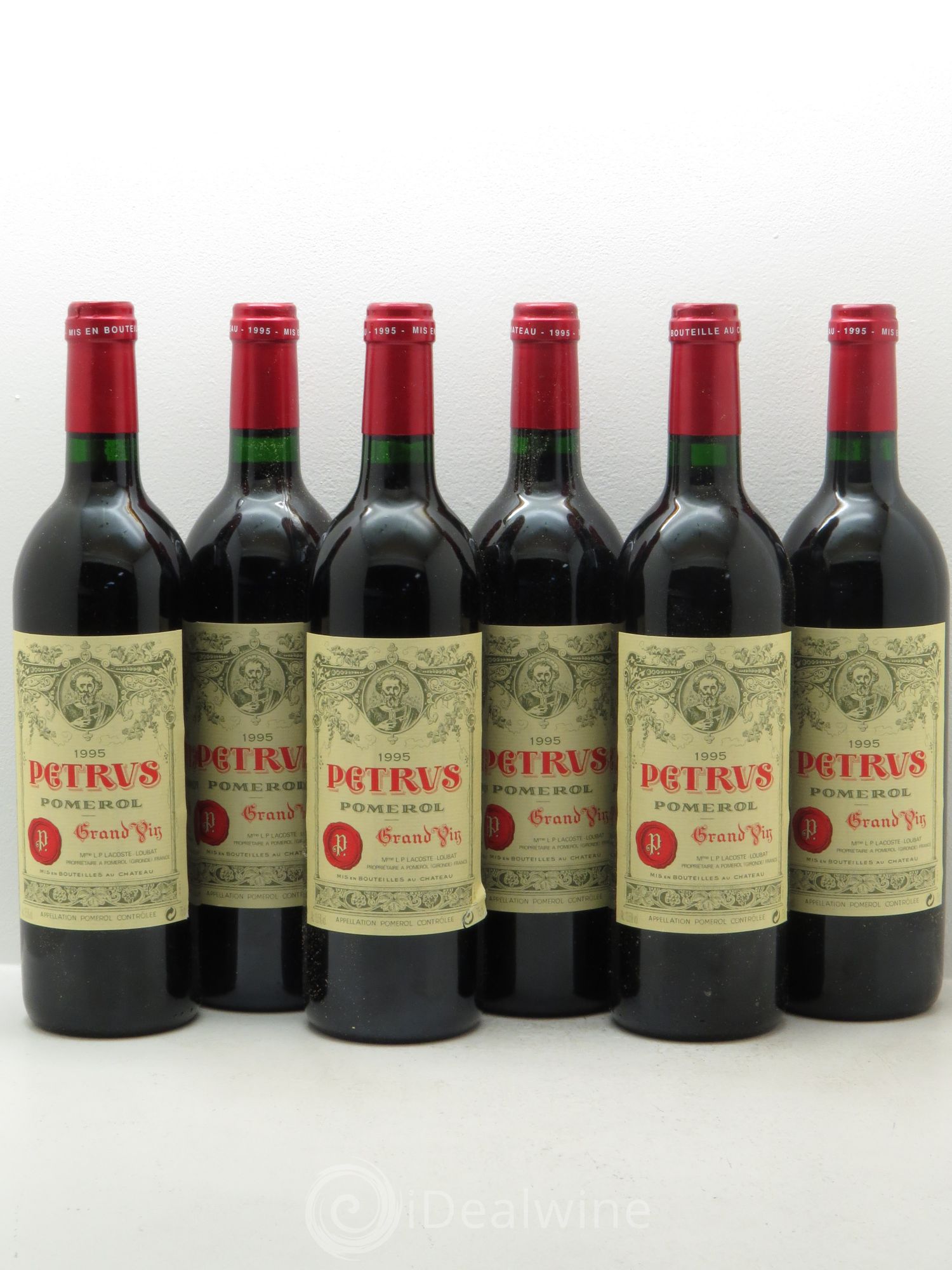 Petrus 1995 - Lot de 6 bouteilles - 0