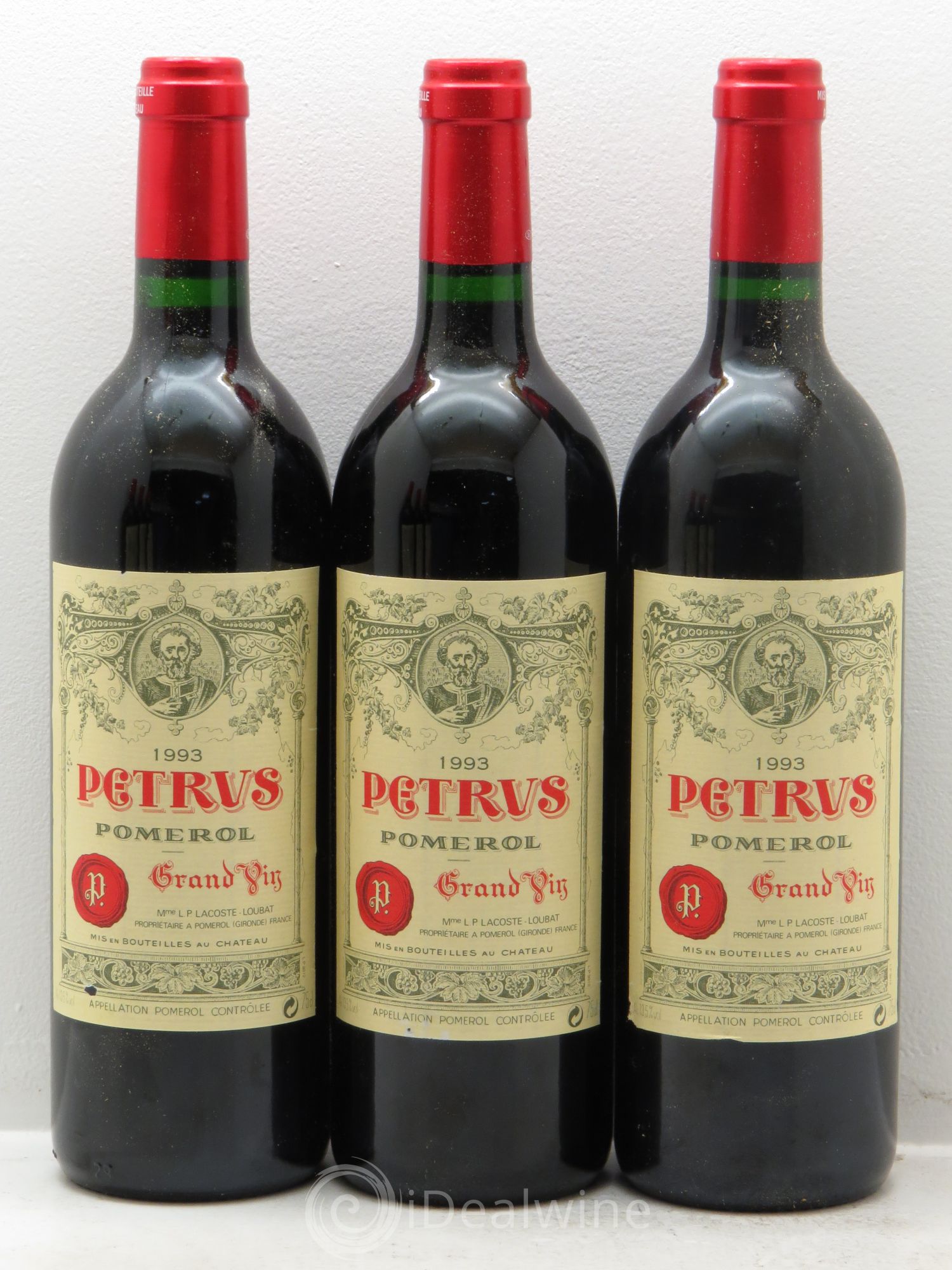 Petrus 1993 - Lot de 6 bouteilles - 1