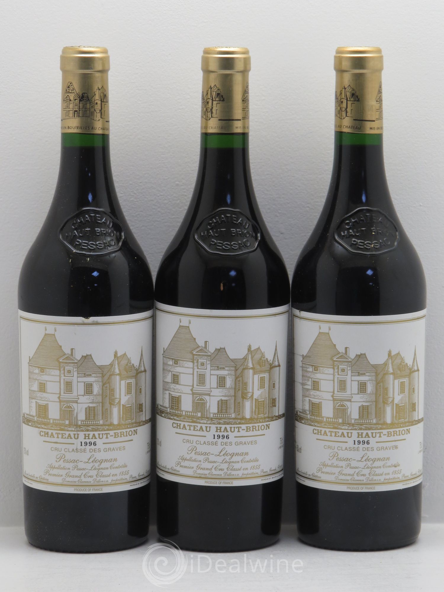 Château Haut Brion 1er Grand Cru Classé 1996 - Lot de 12 bouteilles - 1