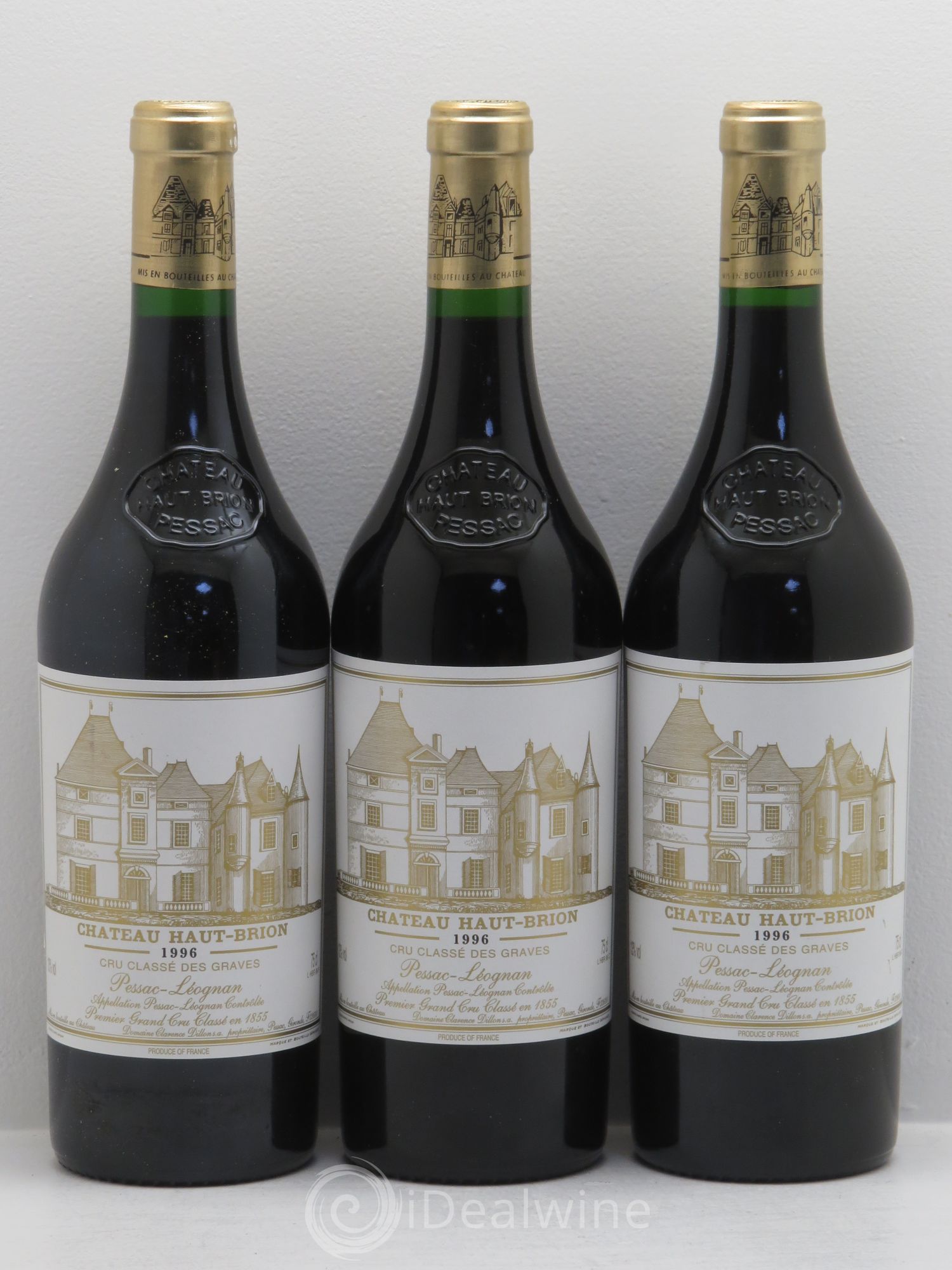 Château Haut Brion 1er Grand Cru Classé 1996 - Lot de 12 bouteilles - 2