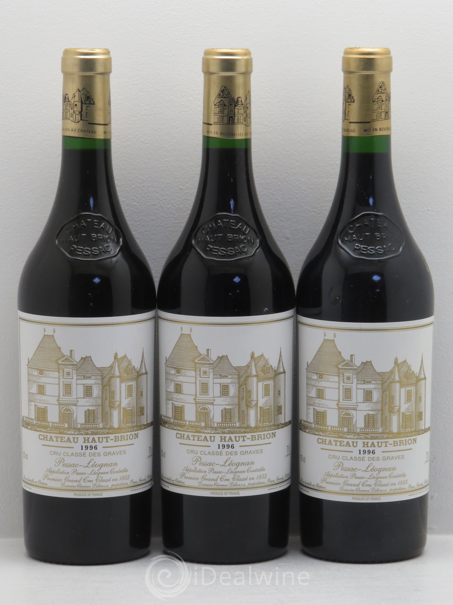 Château Haut Brion 1er Grand Cru Classé 1996 - Lot de 12 bouteilles - 3