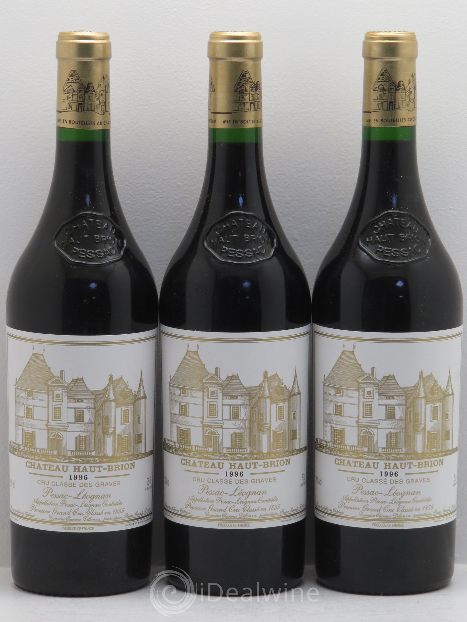 Château Haut Brion 1er Grand Cru Classé 1996 - Lot de 6 bouteilles - 2