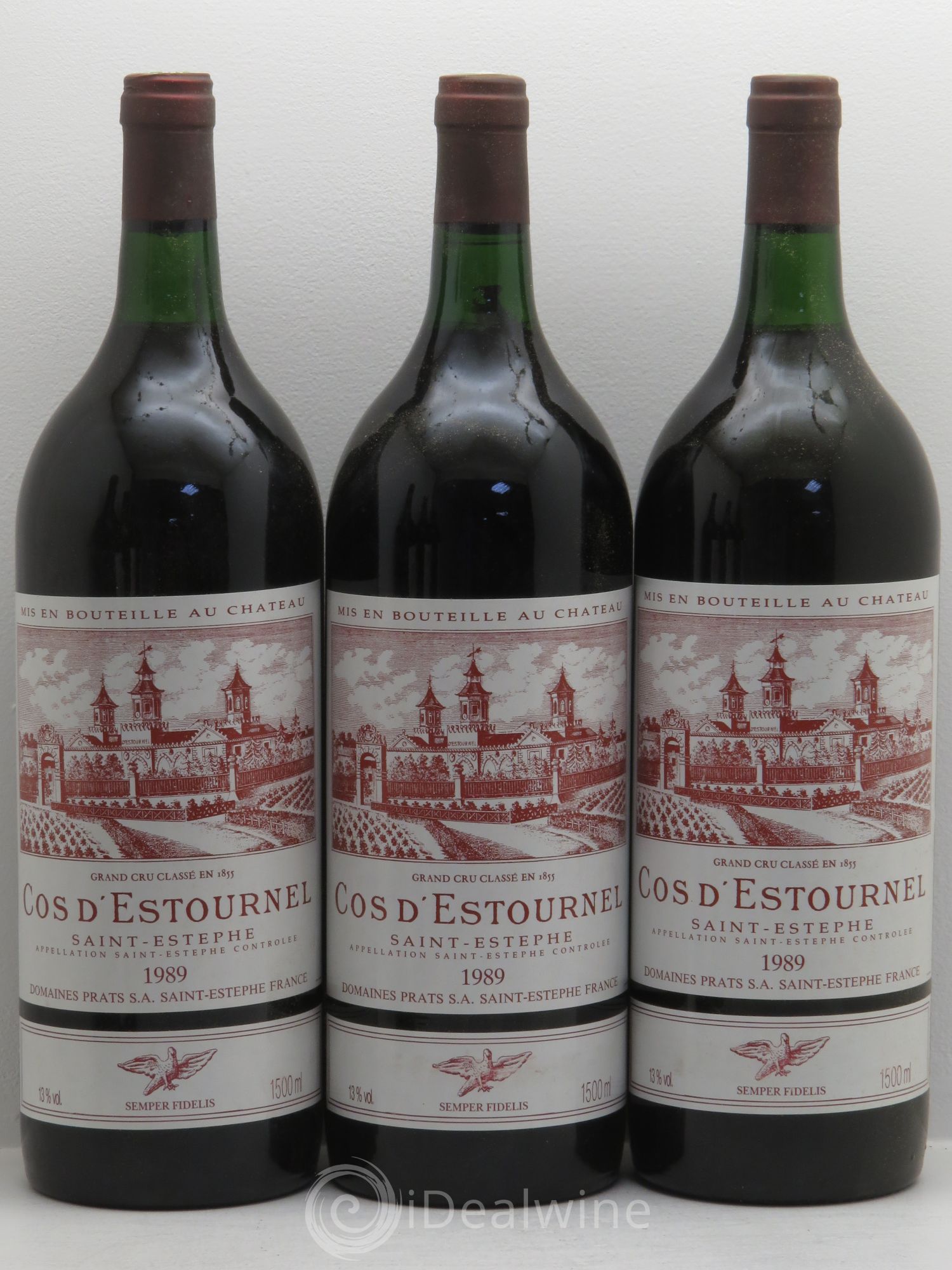 Cos d'Estournel 2ème Grand Cru Classé 1989 - Lot de 6 magnums - 1