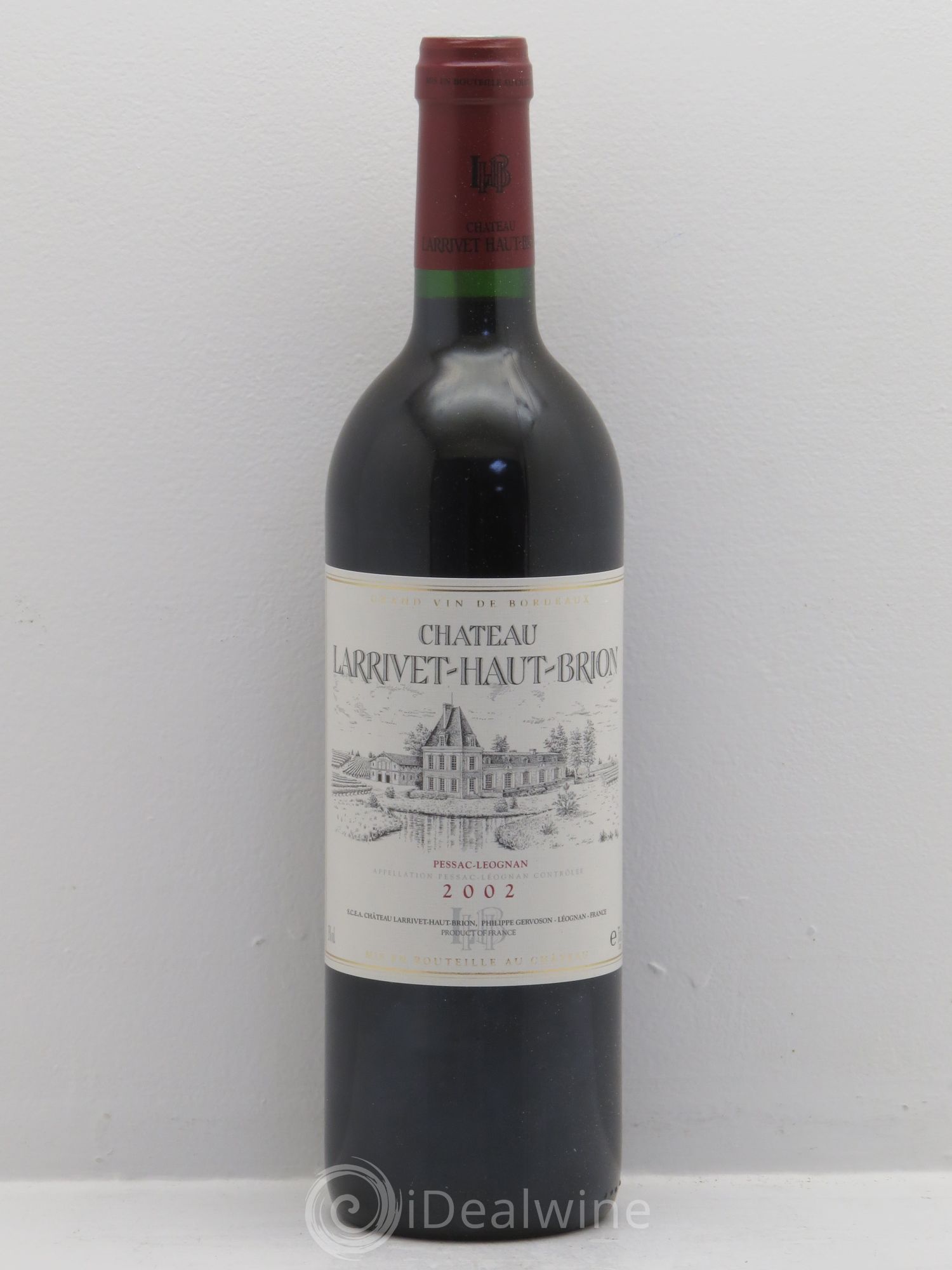 Château Larrivet Haut-Brion 2002 - Lot de 12 bouteilles - 0