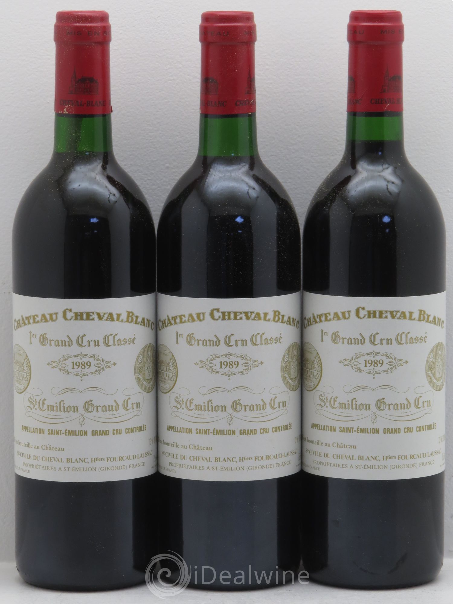 Château Cheval Blanc 1er Grand Cru Classé A 1989 - Lot de 12 bouteilles - 2