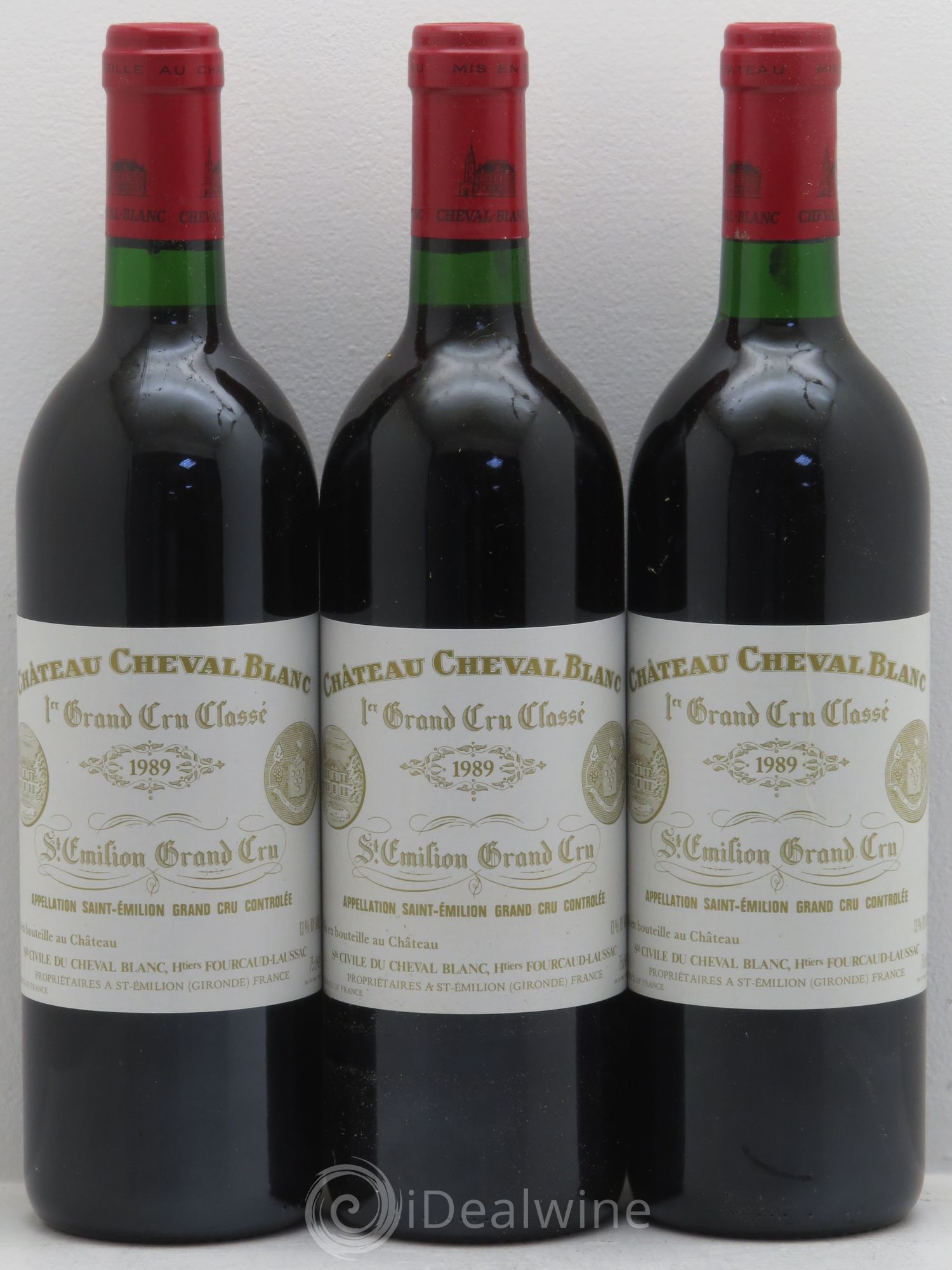 Château Cheval Blanc 1er Grand Cru Classé A 1989 - Lot de 12 bouteilles - 3