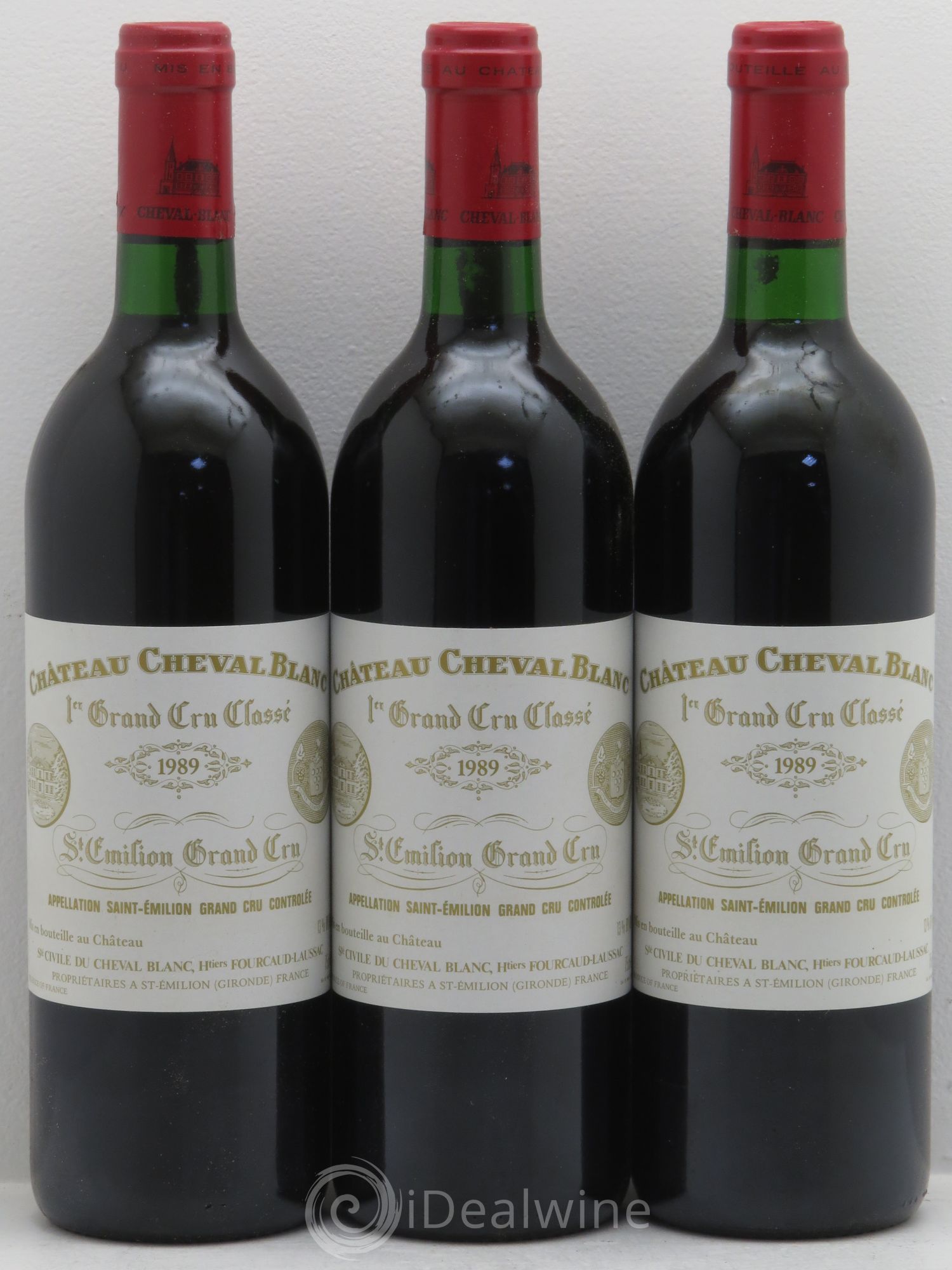Château Cheval Blanc 1er Grand Cru Classé A 1989 - Lot de 12 bouteilles - 4