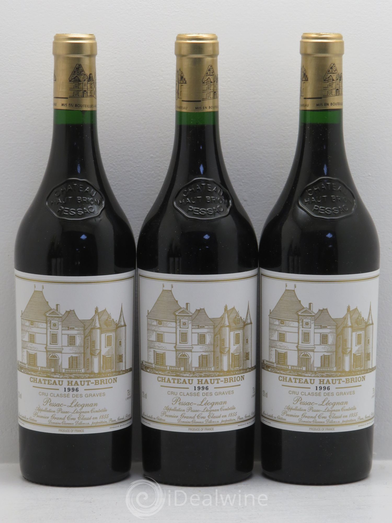 Château Haut Brion 1er Grand Cru Classé 1996 - Lot de 6 bouteilles - 1