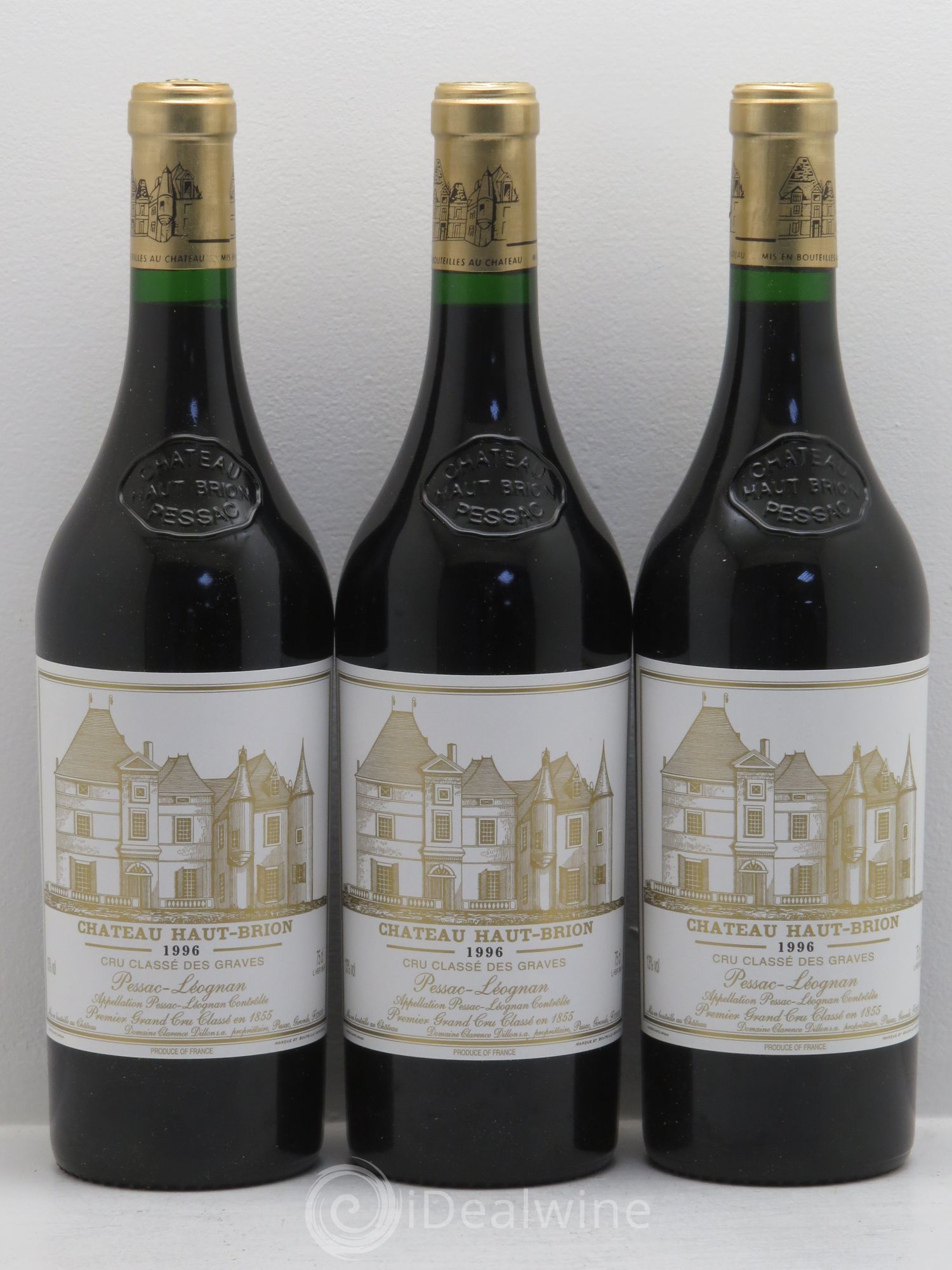 Château Haut Brion 1er Grand Cru Classé 1996 - Lot de 6 bouteilles - 2