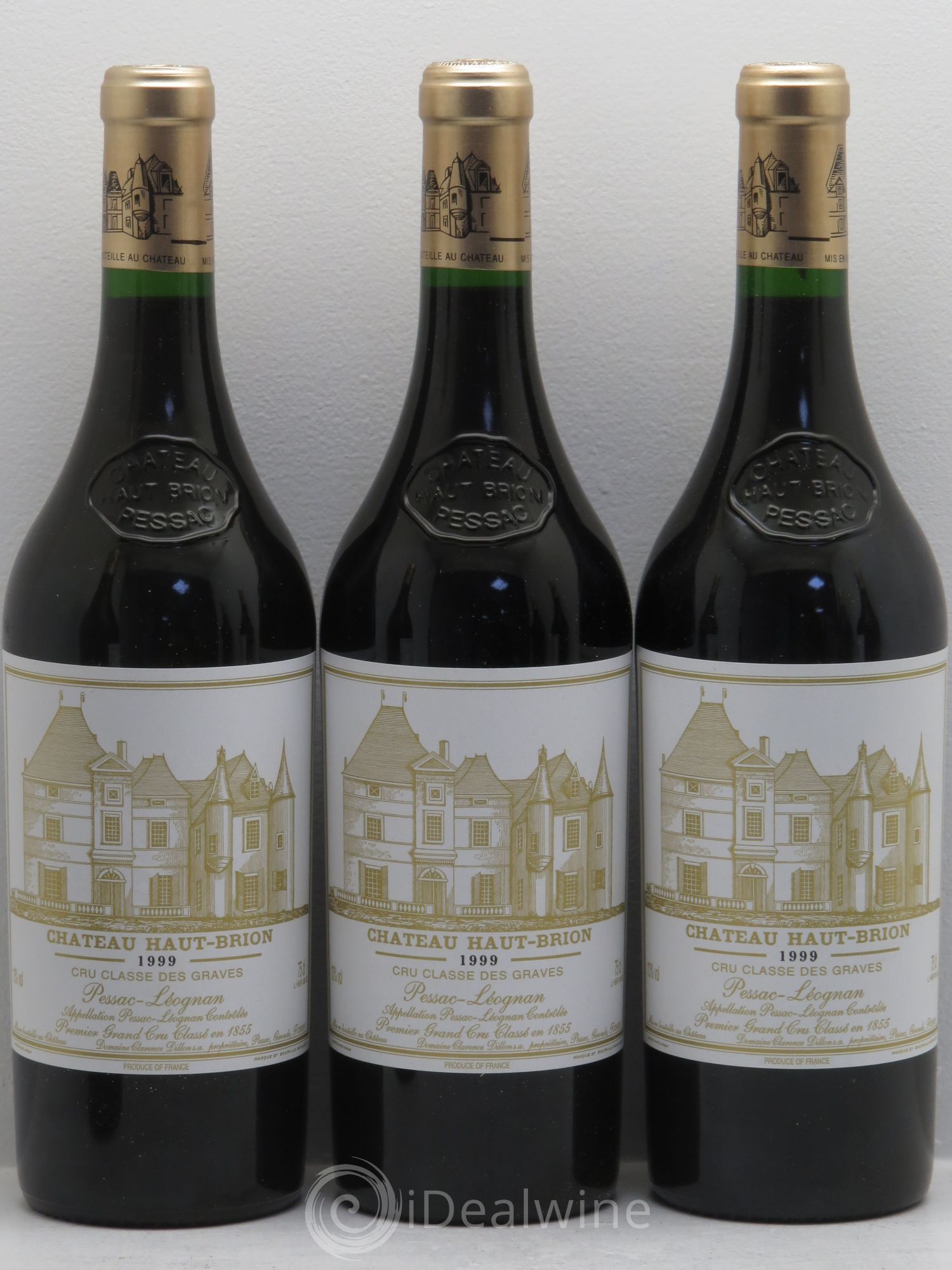 Château Haut Brion 1er Grand Cru Classé 1999 - Lot de 6 bouteilles - 1